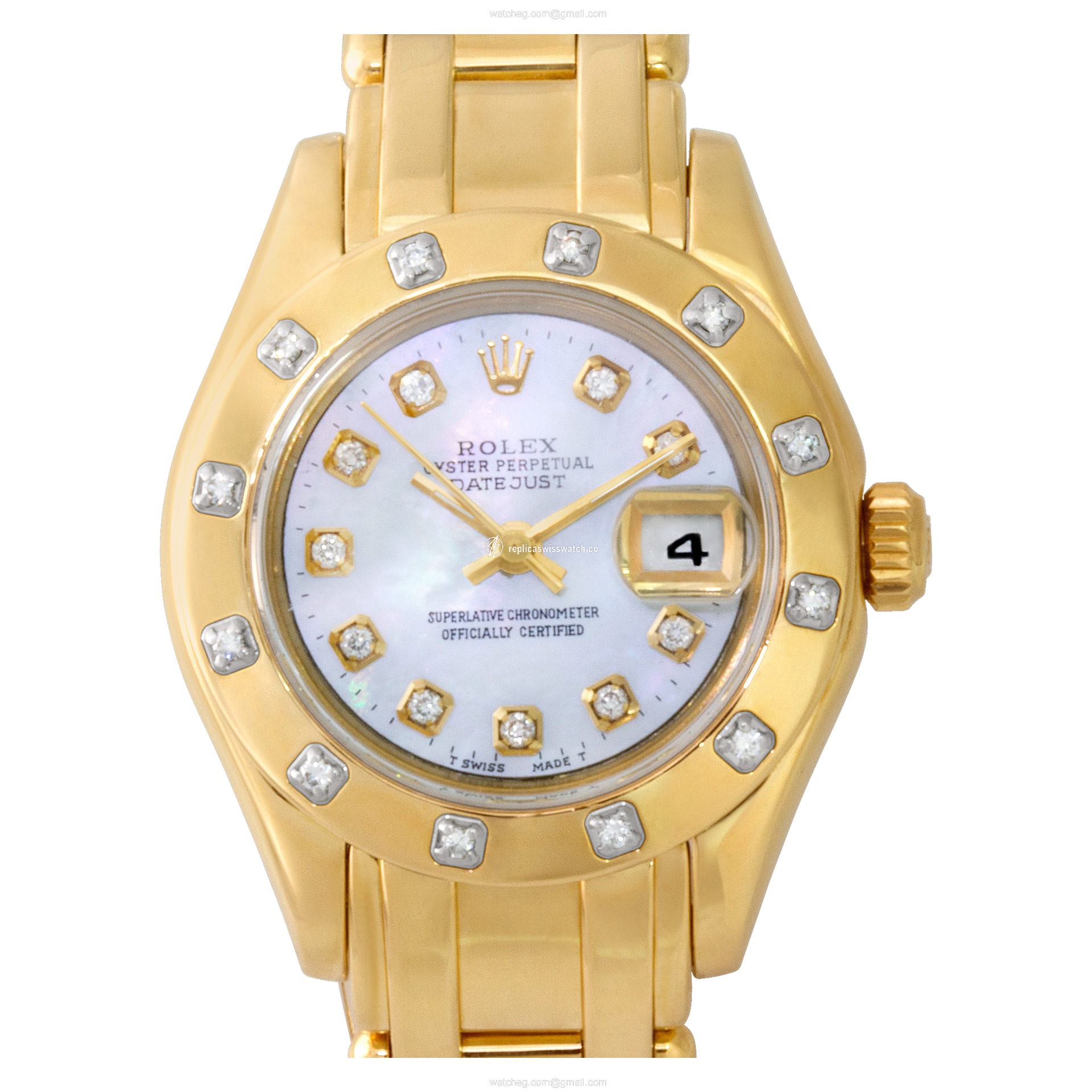 Rolex 80318 Pearlmaster Automatic Female 18k yellow gold Replica Rolex 80318 Pearlmaster Automatic Female 18k yellow gold Replica