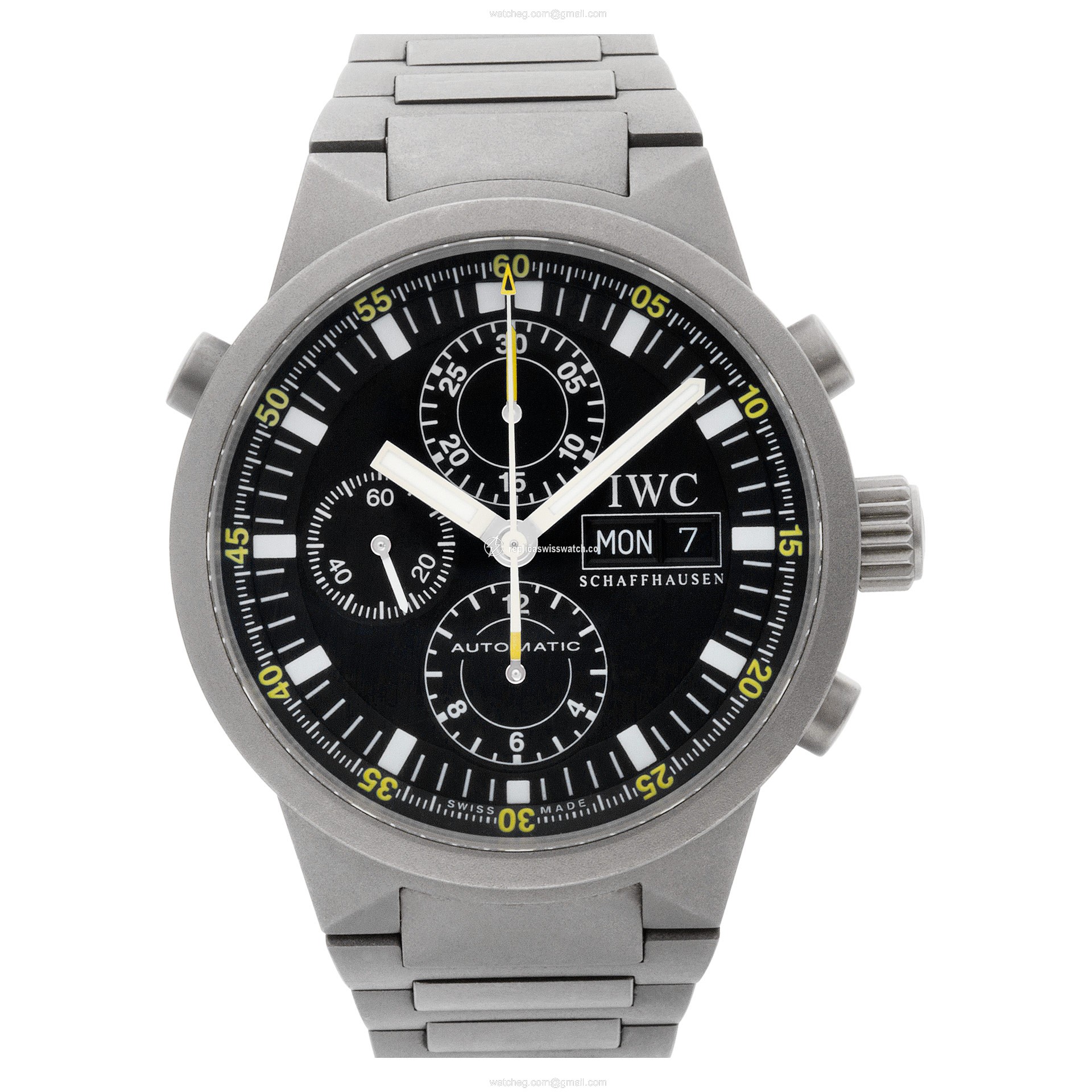 IWC 3716 Rattrapante Automatic Male Titanium Replica IWC 3716 Rattrapante Automatic Male Titanium Replica