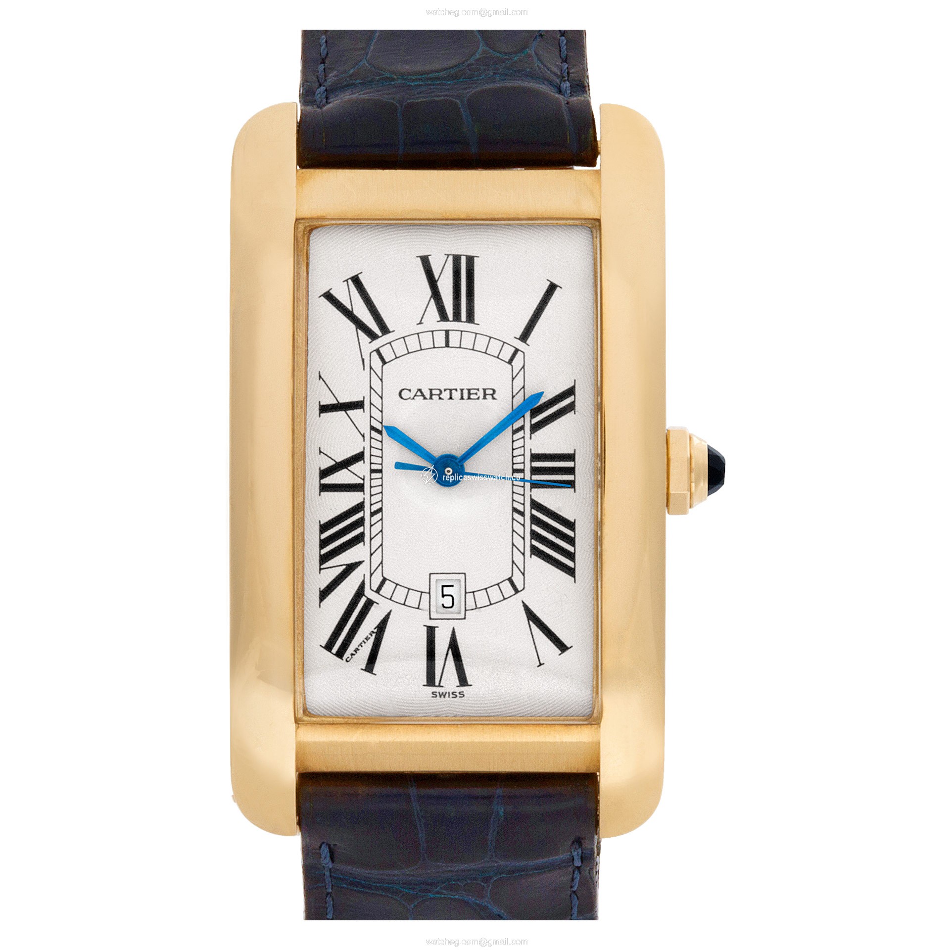 Cartier W5603156 Tank Americaine Automatic Male 18k yellow gold Replica Cartier W5603156 Tank Americaine Automatic Male 18k yellow gold Replica