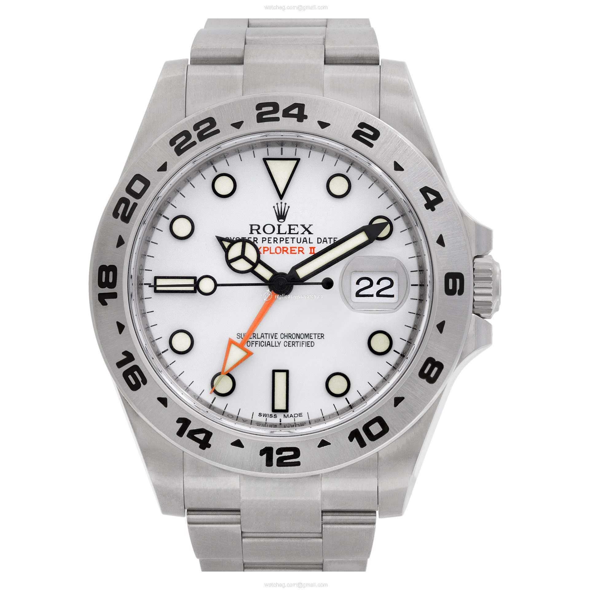 Rolex 216570 Explorer II Automatic Male Stainless Steel Replica Rolex 216570 Explorer II Automatic Male Stainless Steel Replica