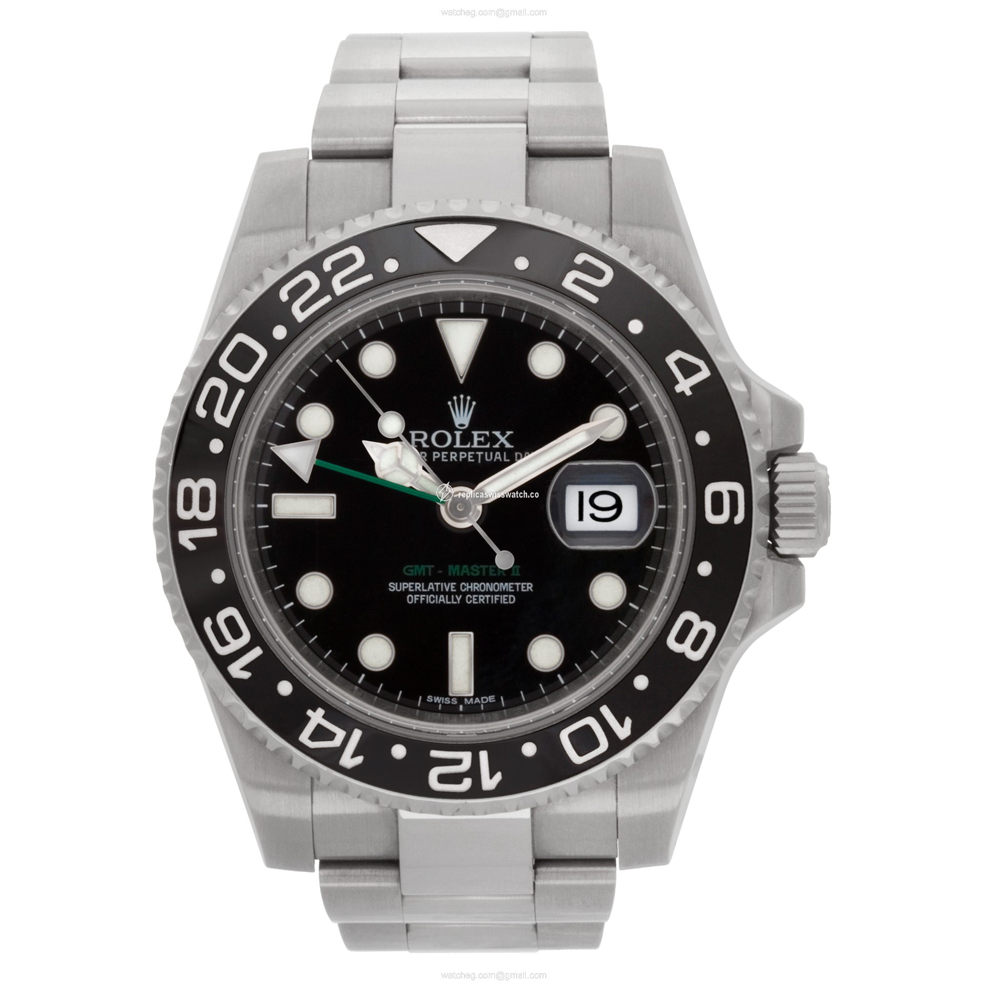 Rolex 116710LN GMT-Master II Automatic Male Stainless Steel Replica Rolex 116710LN GMT-Master II Automatic Male Stainless Steel Replica