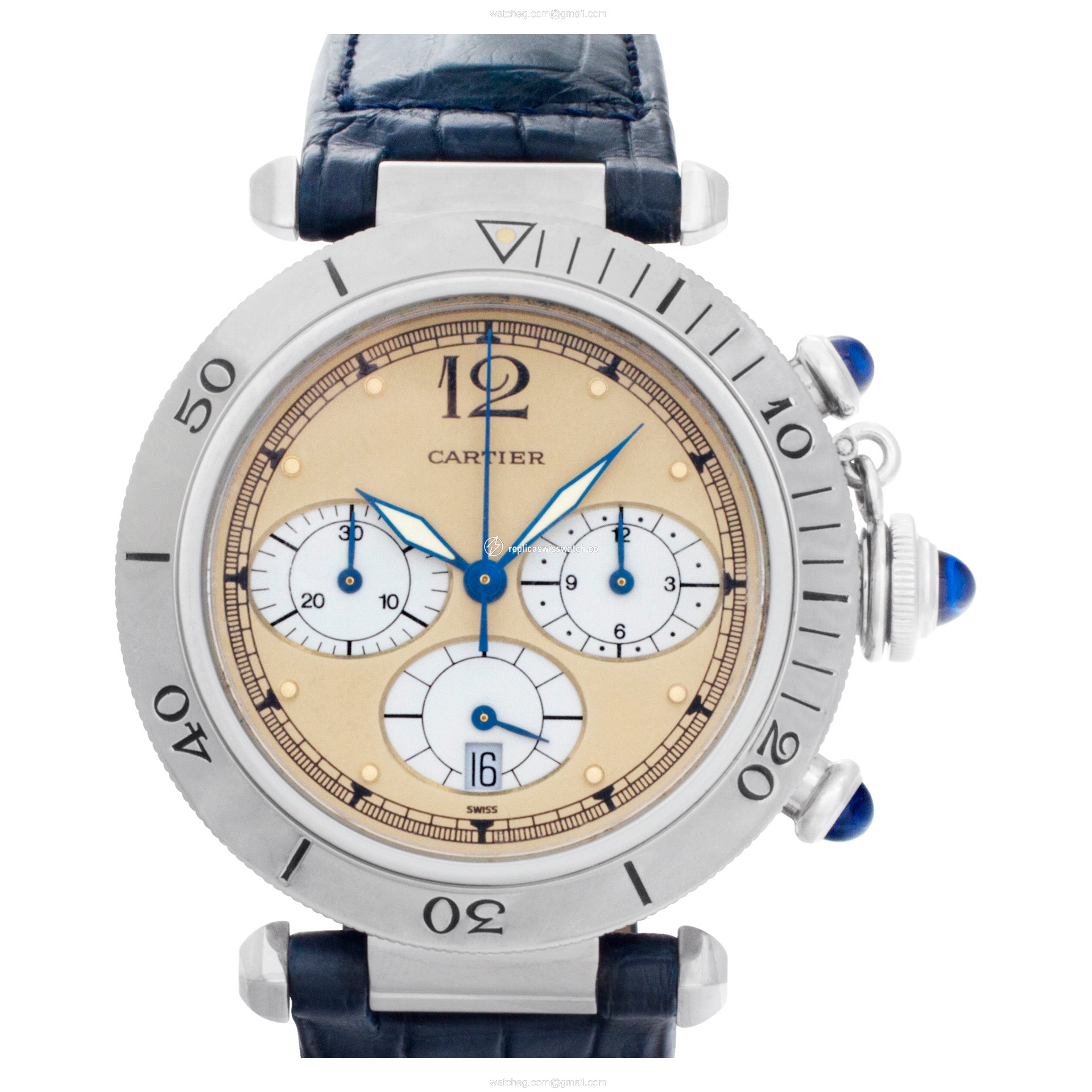 Cartier W3100355 Pasha Quartz Unisex Stainless Steel Replica Cartier W3100355 Pasha Quartz Unisex Stainless Steel Replica