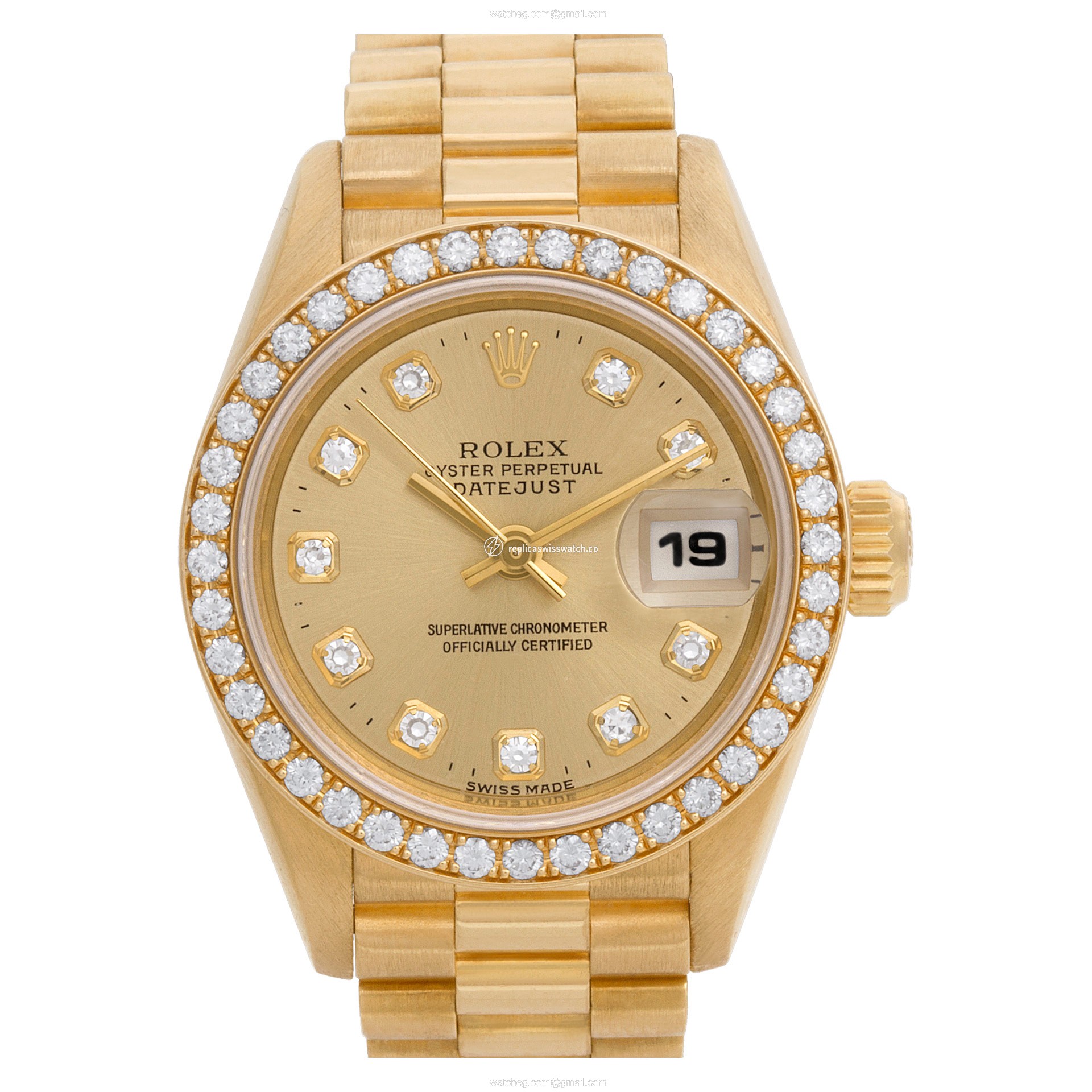 Rolex 69178 Datejust Automatic Female 18k yellow gold Replica Rolex 69178 Datejust Automatic Female 18k yellow gold Replica