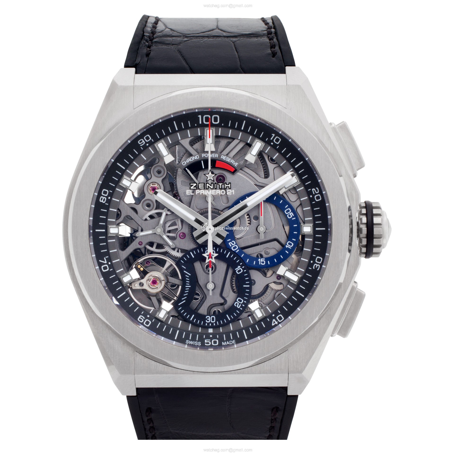 Zenith 95.9000.9004/78.R582 El Primero Automatic Male Titanium Replica Zenith 95.9000.9004/78.R582 El Primero Automatic Male Titanium Replica