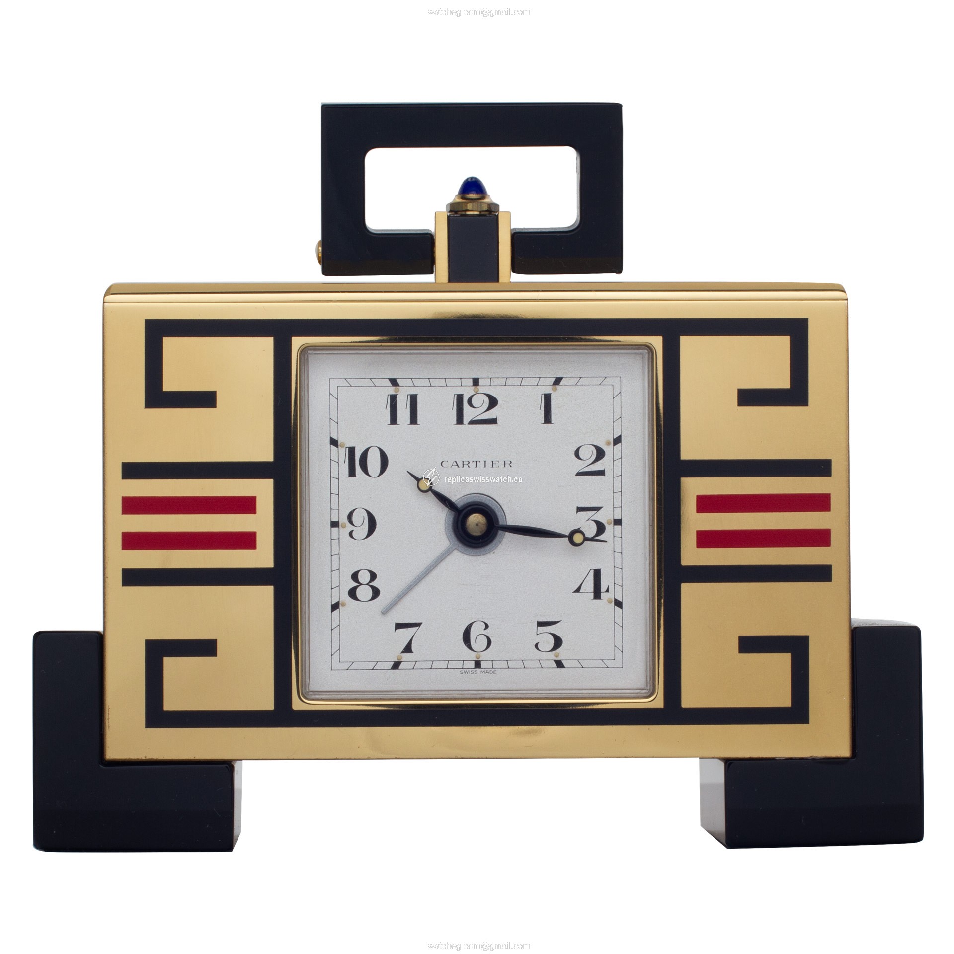 Cartier 123 Clock Quartz Unisex Brass Replica Cartier 123 Clock Quartz Unisex Brass Replica
