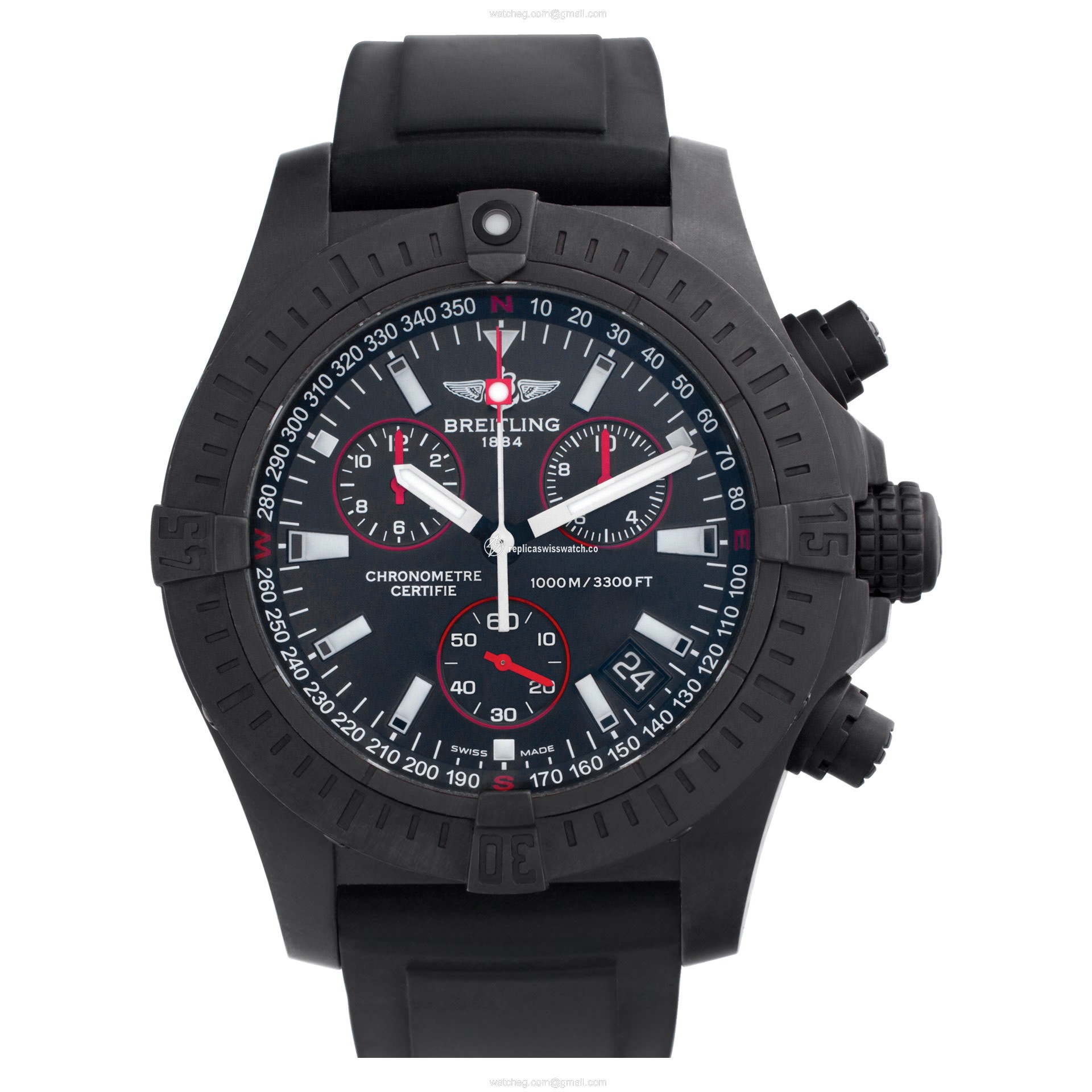 Breitling M73390 Super Avenger Quartz Male PVD steel Replica Breitling M73390 Super Avenger Quartz Male PVD steel Replica