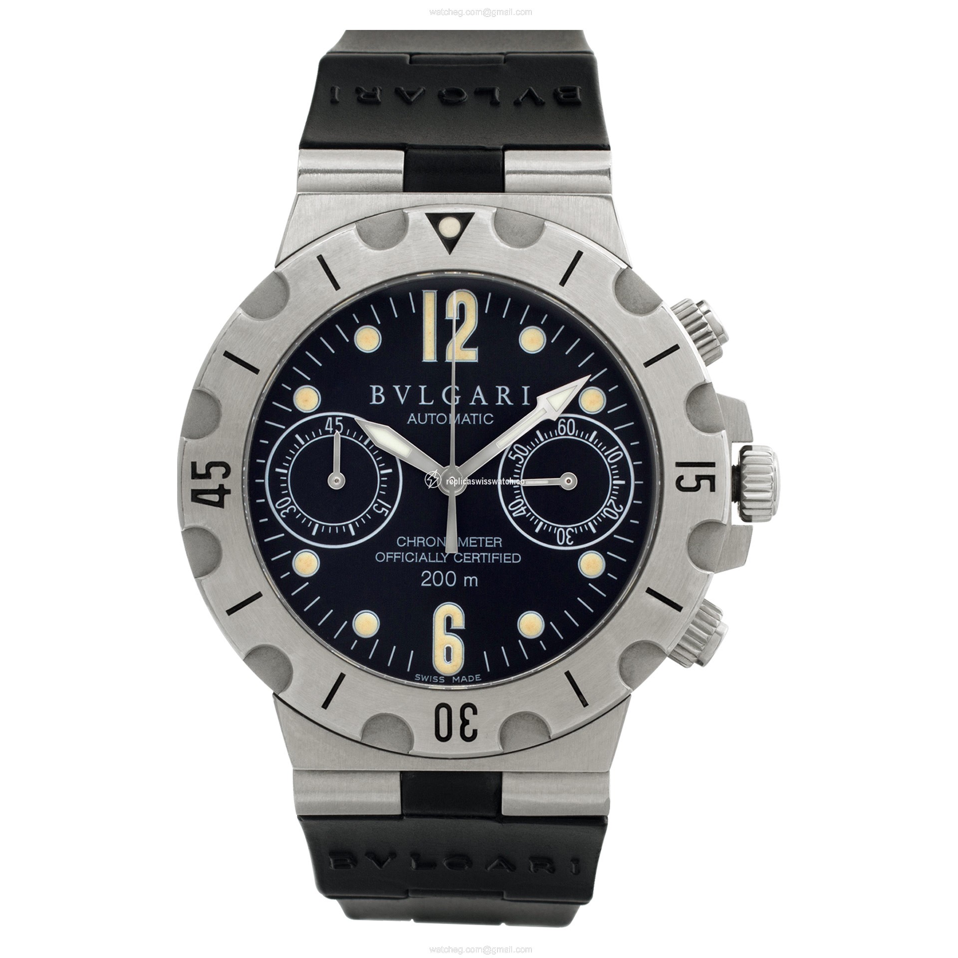 Bvlgari SC38S Scuba Automatic Male steel Replica Bvlgari SC38S Scuba Automatic Male steel Replica