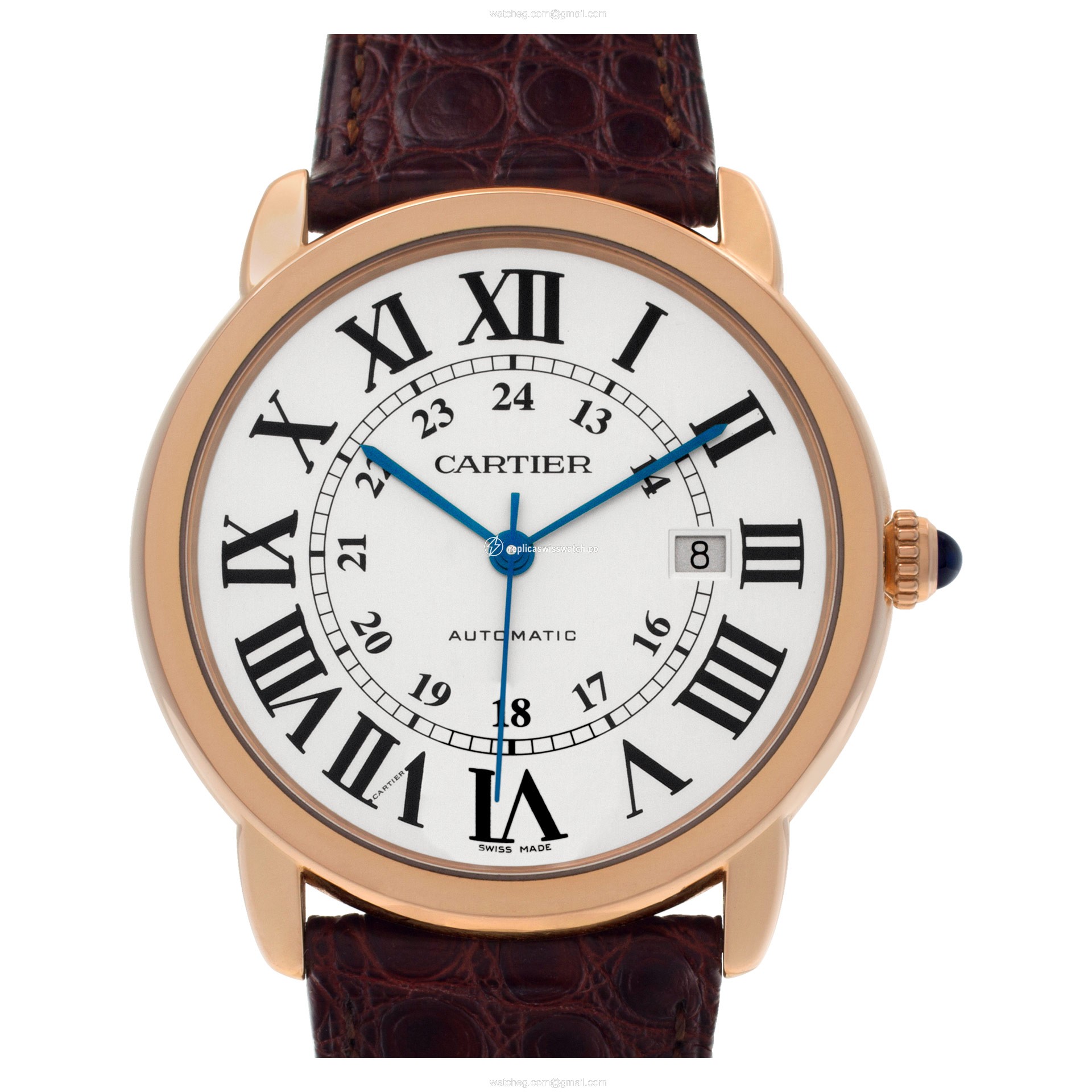 Cartier W6701009 Ronde Solo Automatic Unisex 18k Pink Gold & Stainless Steel Replica Cartier W6701009 Ronde Solo Automatic Unisex 18k Pink Gold & Stainless Steel Replica