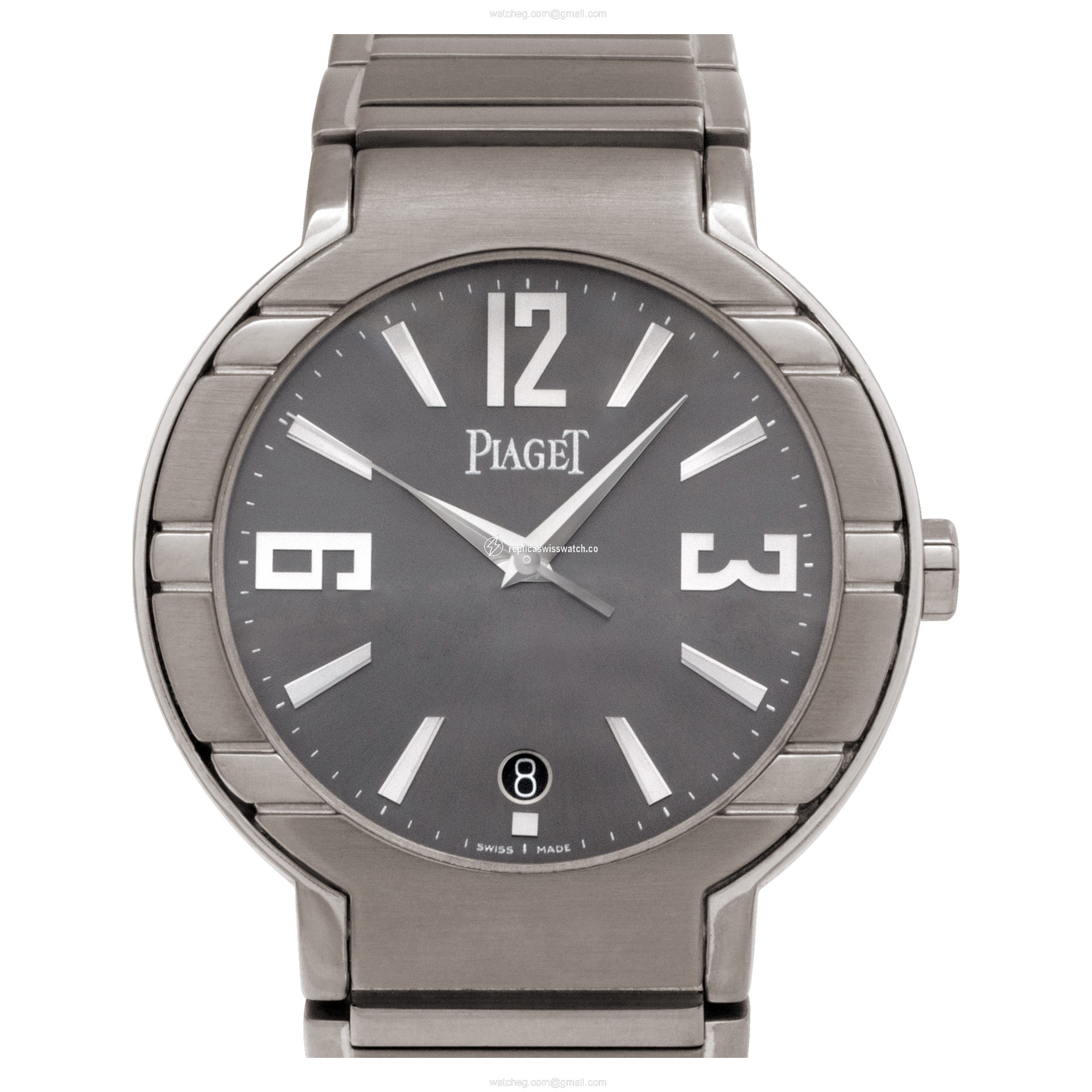 Piaget GOA26019 Polo Automatic Male 18k White Gold Replica Piaget GOA26019 Polo Automatic Male 18k White Gold Replica