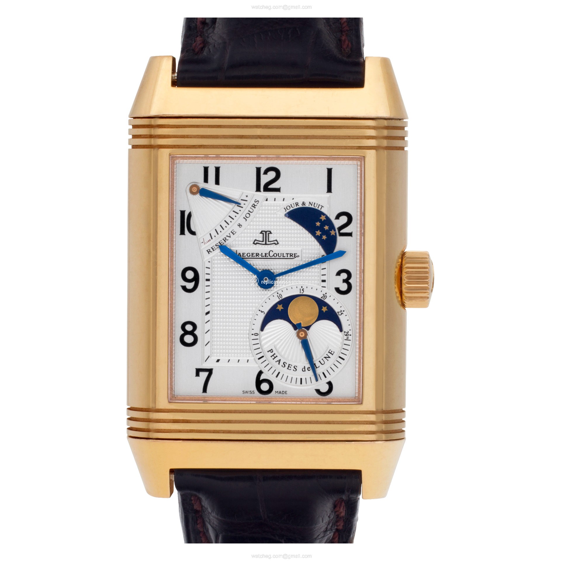 Jaeger LeCoultre Q3042420 Reverso Manual Male 18k rose gold Replica Jaeger LeCoultre Q3042420 Reverso Manual Male 18k rose gold Replica