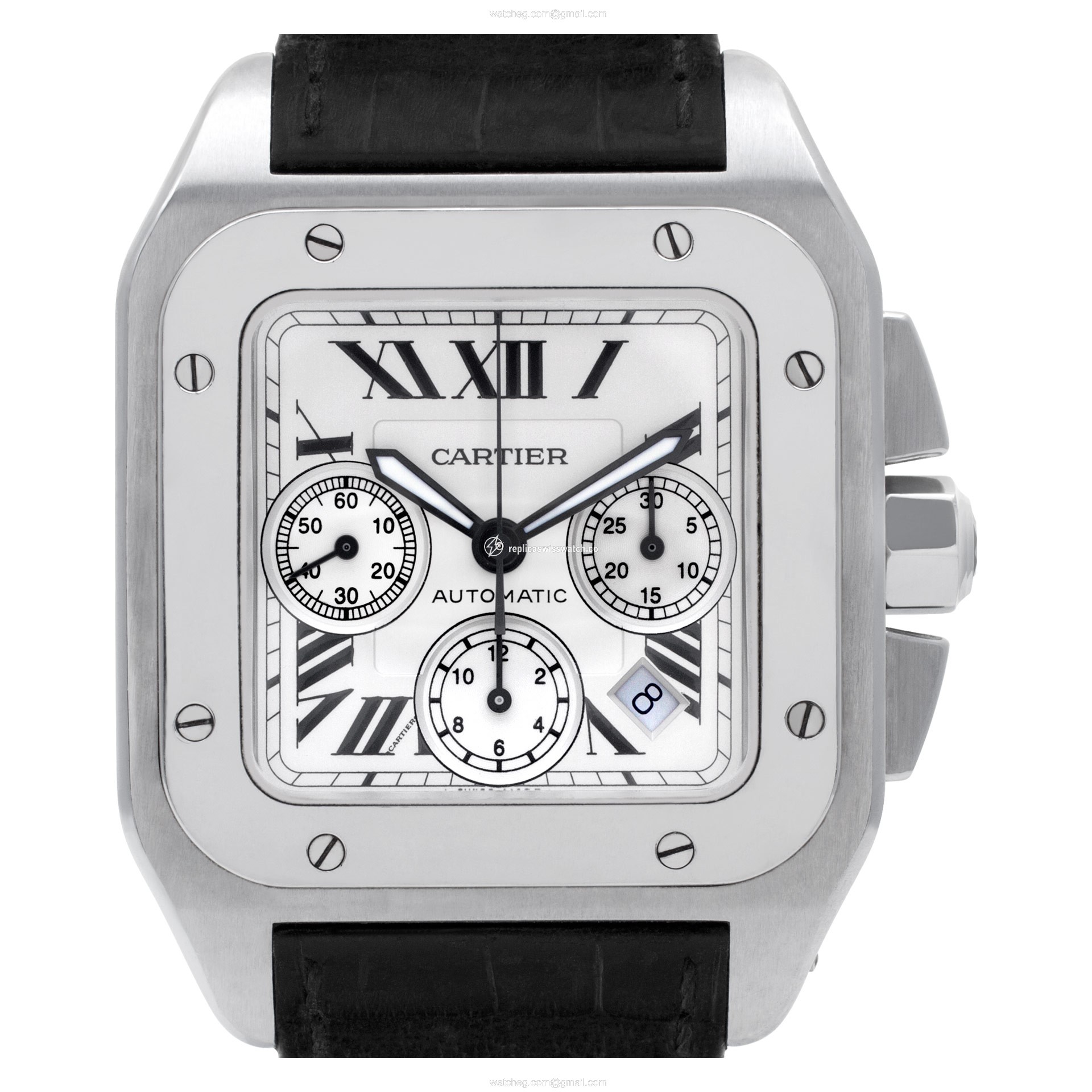 Cartier W20090x8 Santos 100 Automatic Male Stainless Steel Replica Cartier W20090x8 Santos 100 Automatic Male Stainless Steel Replica