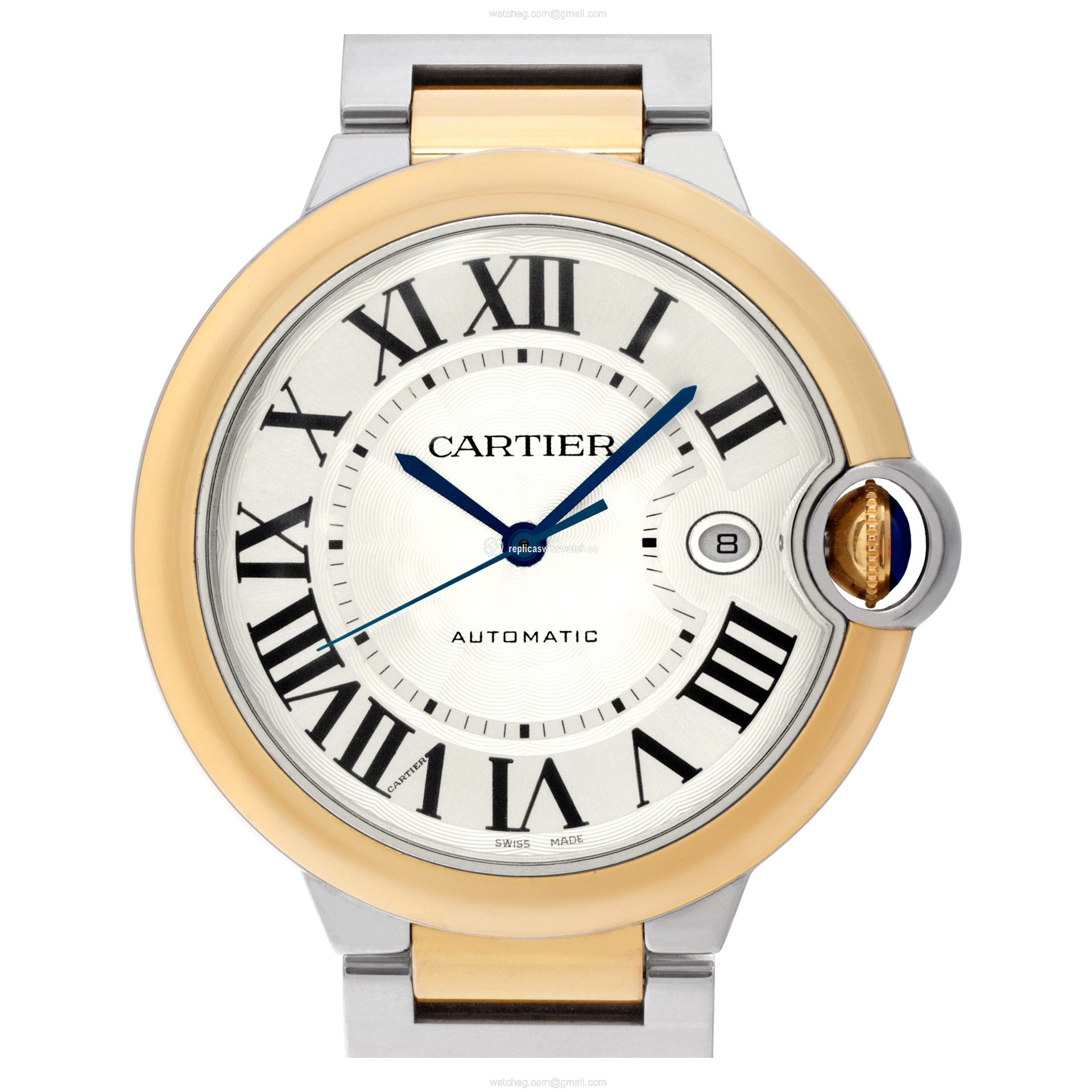 Cartier 324425VX Ballon Bleu Automatic Unisex 18k gold & Stainless Steel Replica Cartier 324425VX Ballon Bleu Automatic Unisex 18k gold & Stainless Steel Replica