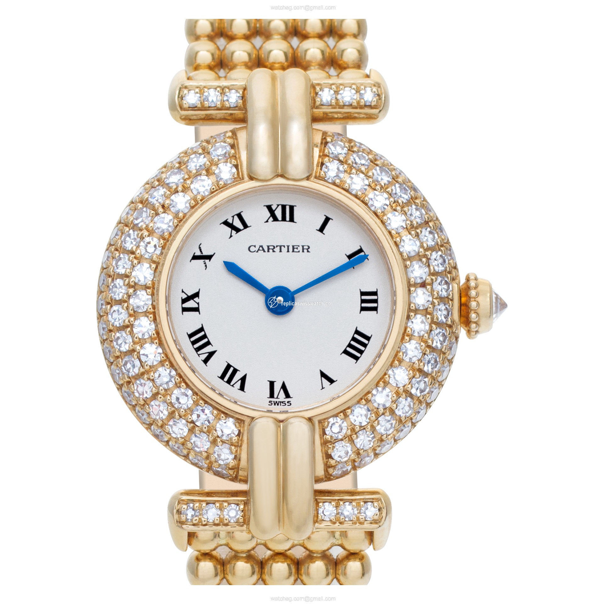Cartier 1980 Colisee Quartz Female 18k yellow gold Replica Cartier 1980 Colisee Quartz Female 18k yellow gold Replica