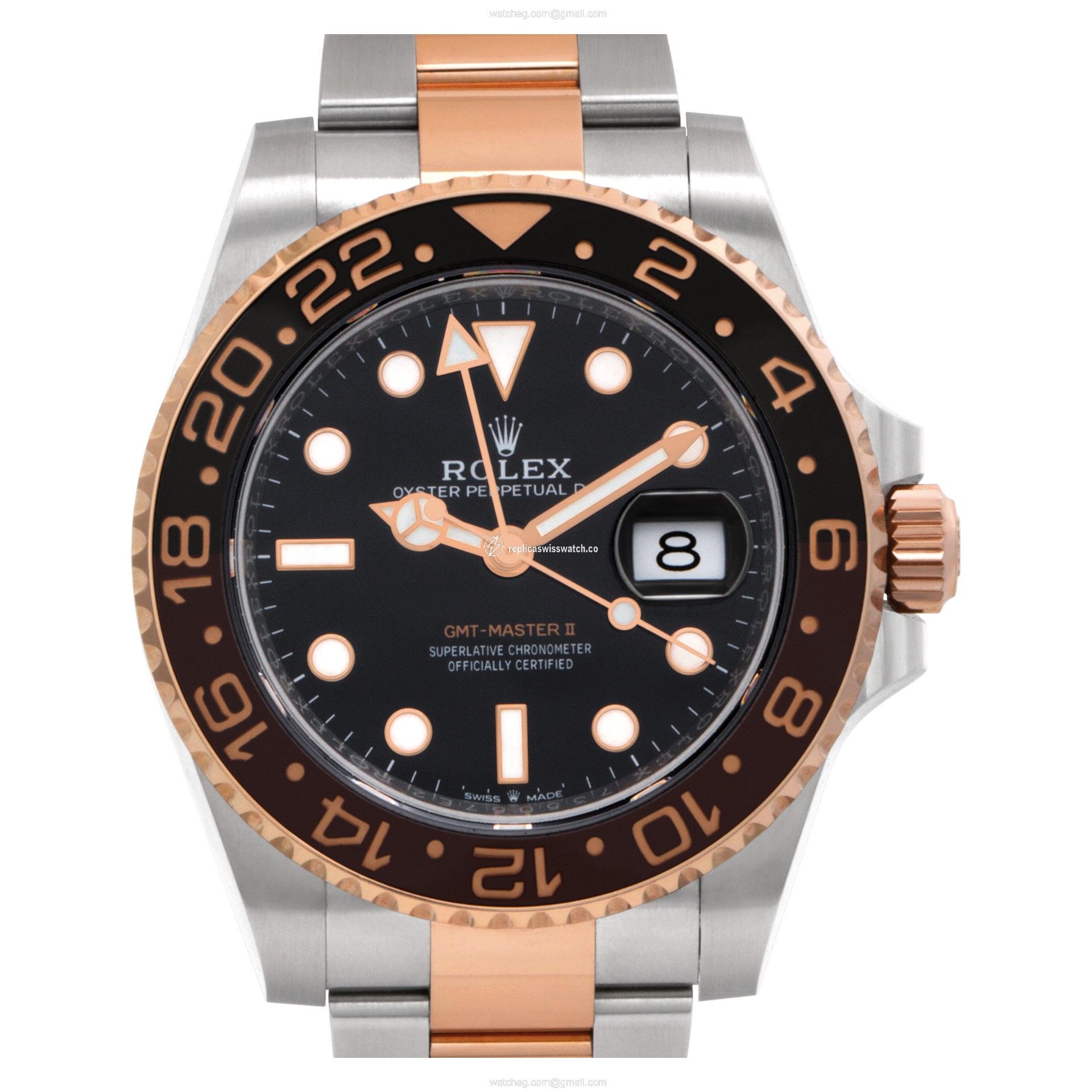 Rolex 126711CHNR GMT-Master II Automatic Male Stainless Steel Replica Rolex 126711CHNR GMT-Master II Automatic Male Stainless Steel Replica
