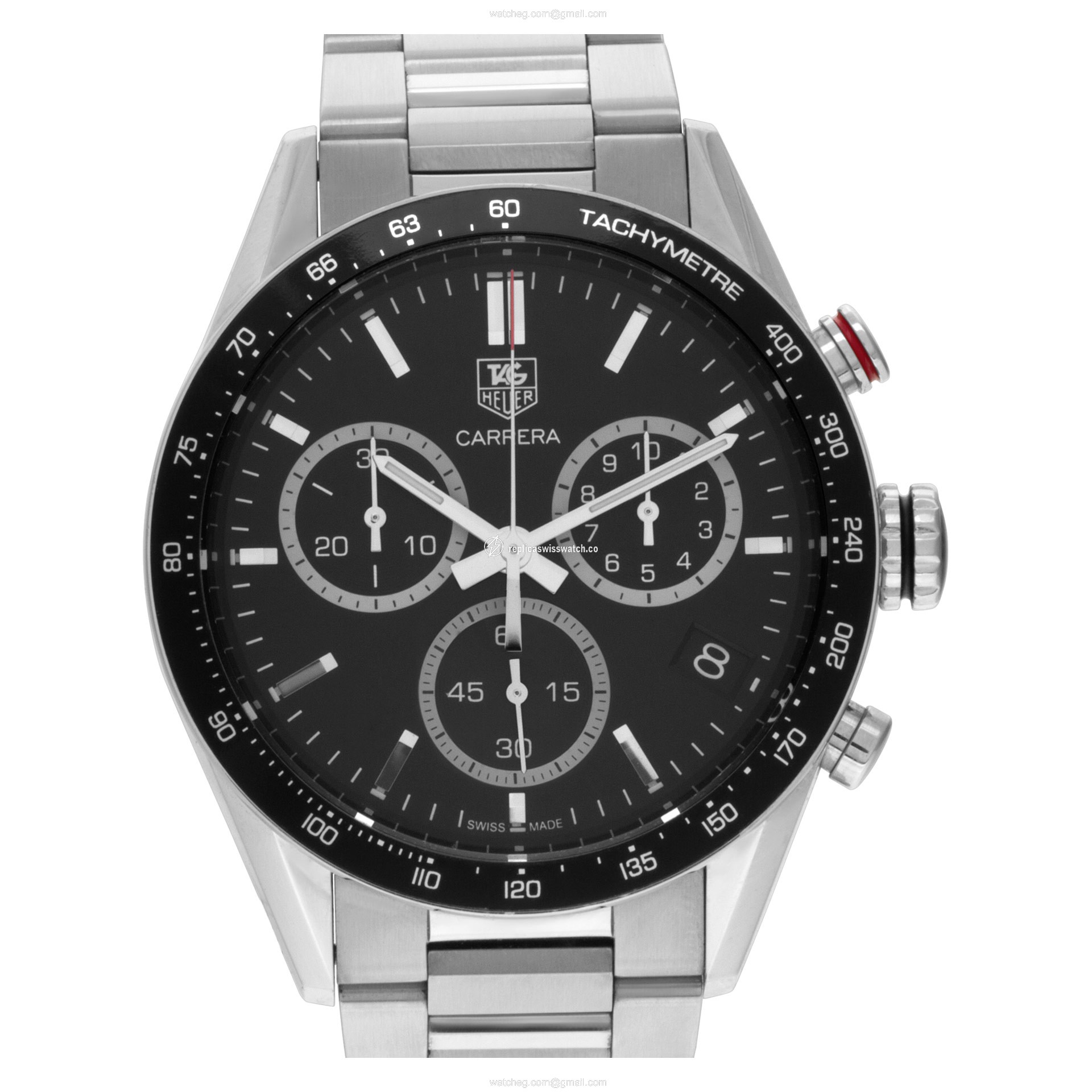 Tag Heuer CV1A10 Carrera Quartz Male Stainless Steel Replica Tag Heuer CV1A10 Carrera Quartz Male Stainless Steel Replica
