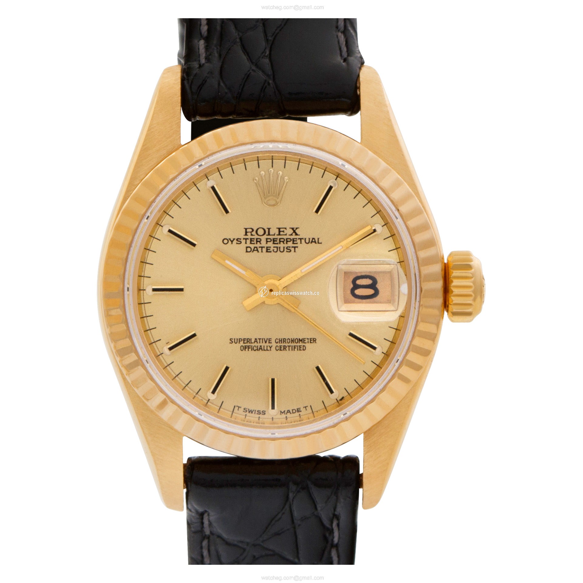 Rolex 69138 Datejust Automatic Female 18k yellow gold Replica Rolex 69138 Datejust Automatic Female 18k yellow gold Replica