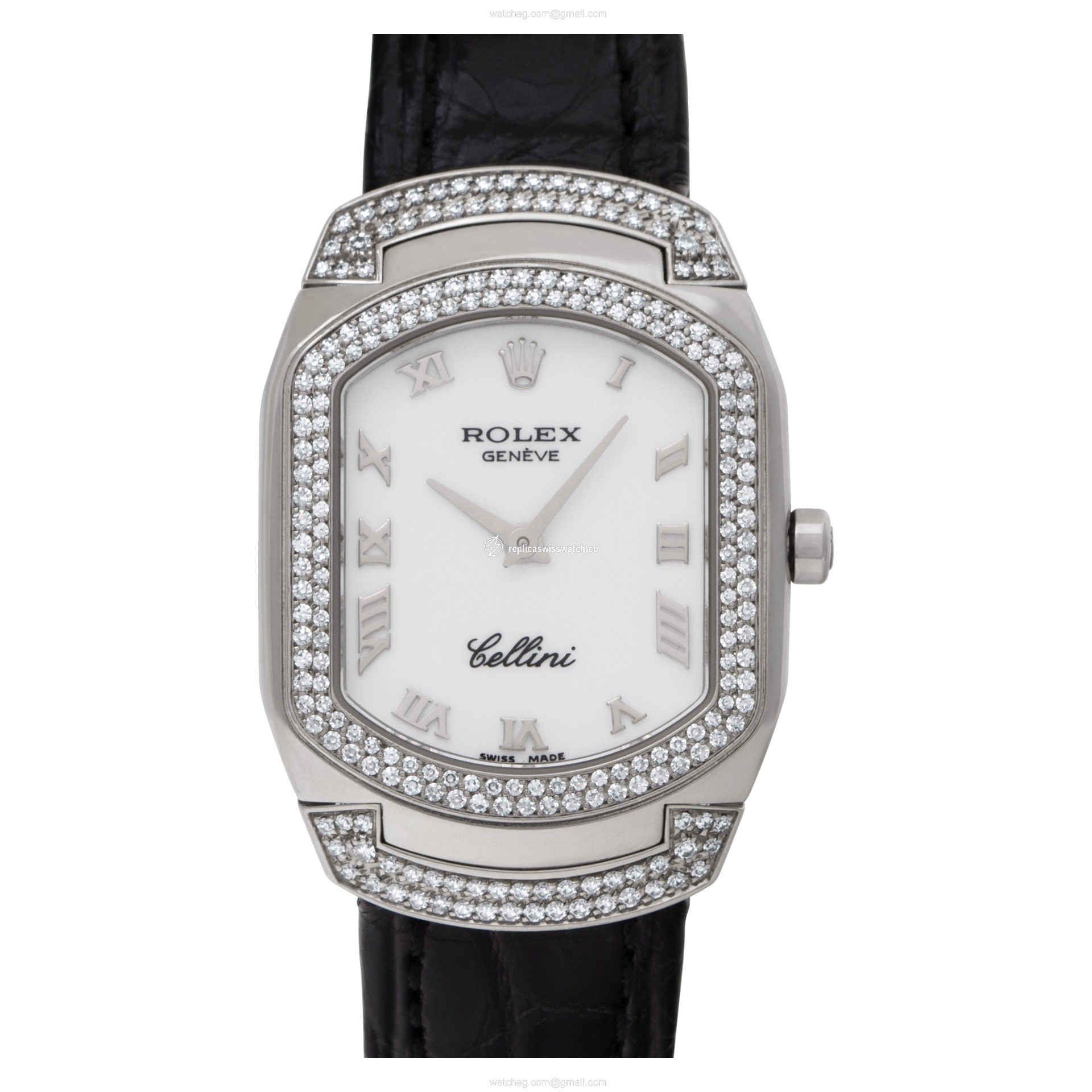 Rolex 6693 Cellini Quartz Female 18k White Gold Replica Rolex 6693 Cellini Quartz Female 18k White Gold Replica