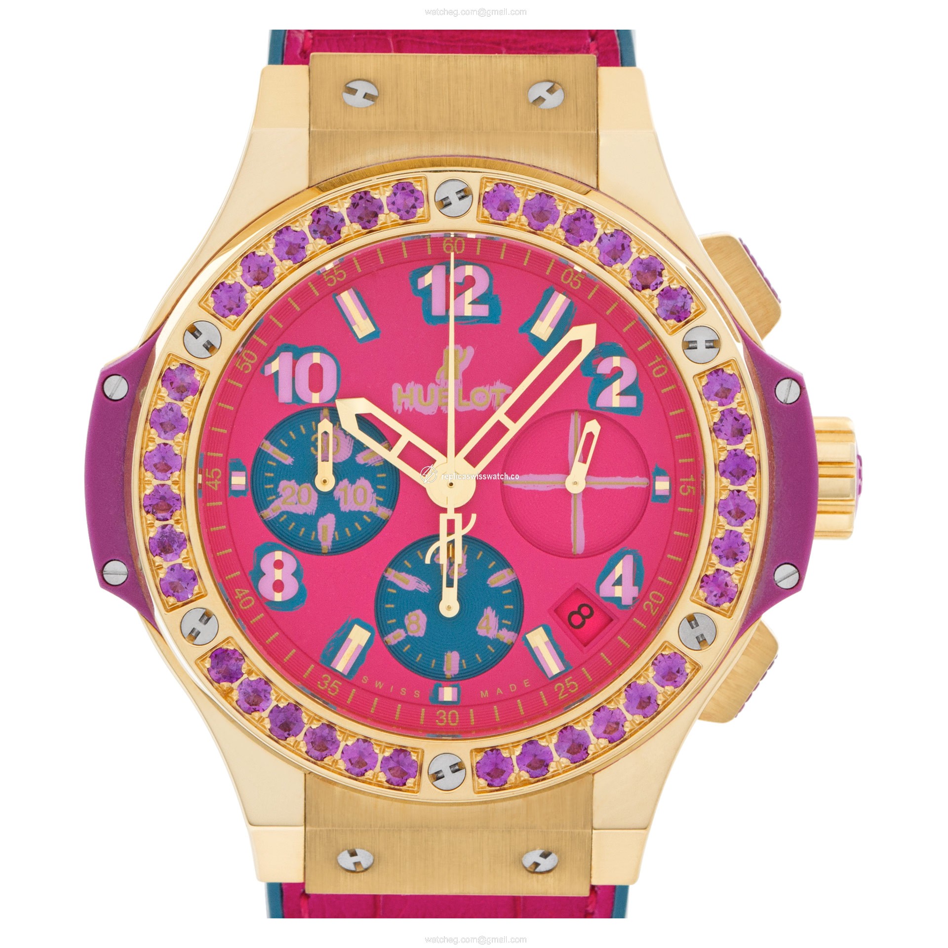 Hublot 341.VV.7389.LR.1205.POP15 Big Bang Automatic Unisex 18k yellow gold Replica Hublot 341.VV.7389.LR.1205.POP15 Big Bang Automatic Unisex 18k yellow gold Replica
