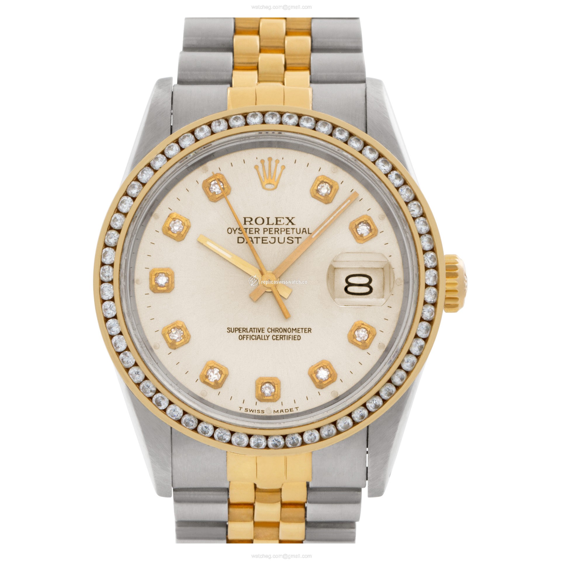 Rolex 16233 Datejust Automatic Unisex Stainless Steel Replica Rolex 16233 Datejust Automatic Unisex Stainless Steel Replica