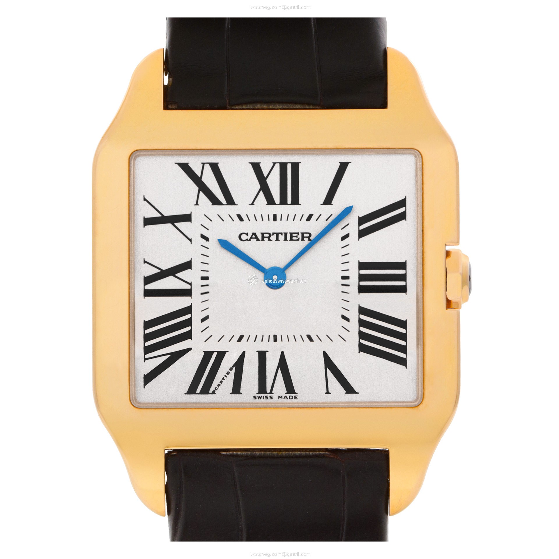 Cartier W2006951 Santos Dumont Manual Male 18k rose gold Replica Cartier W2006951 Santos Dumont Manual Male 18k rose gold Replica