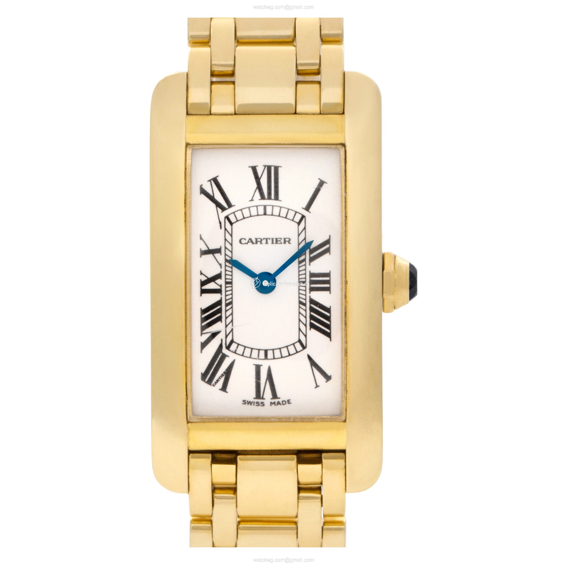 Cartier W26015K2 Tank Americaine Quartz Female 18k yellow gold Replica Cartier W26015K2 Tank Americaine Quartz Female 18k yellow gold Replica