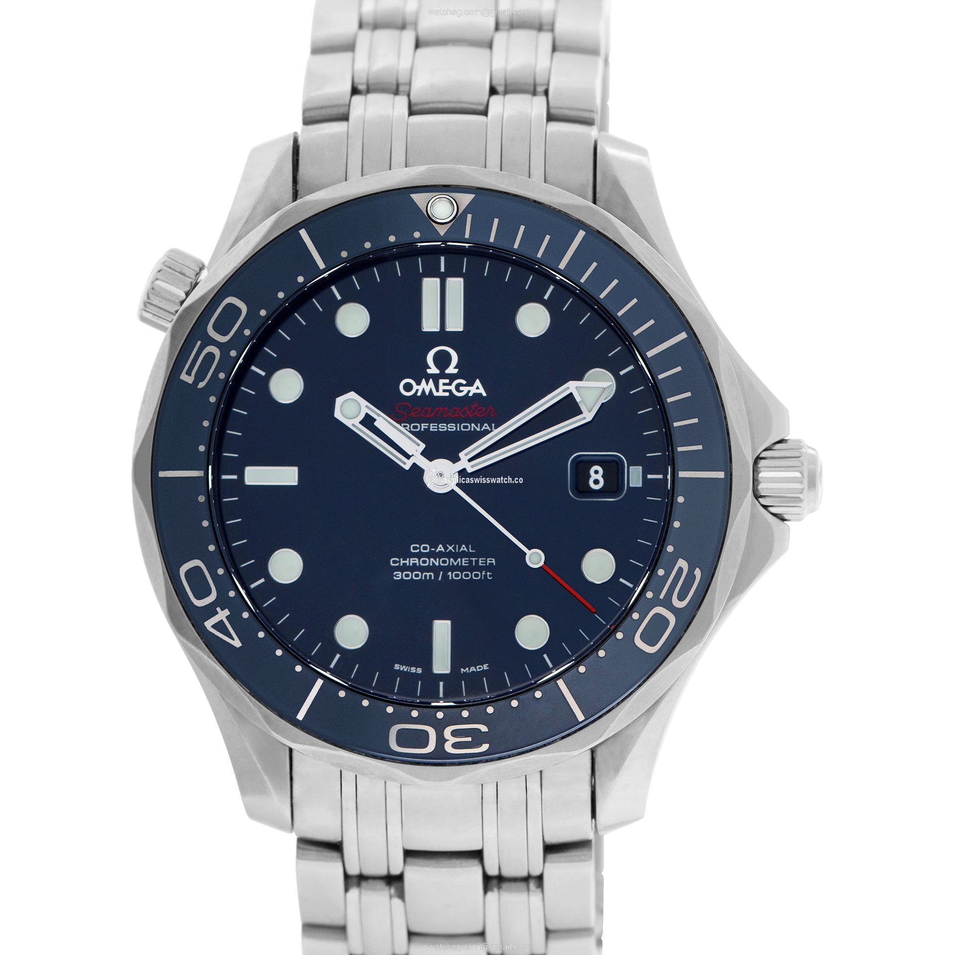 Omega 21230412003001 Seamaster Co-Axial Automatic Male Stainless Steel Replica Omega 21230412003001 Seamaster Co-Axial Automatic Male Stainless Steel Replica