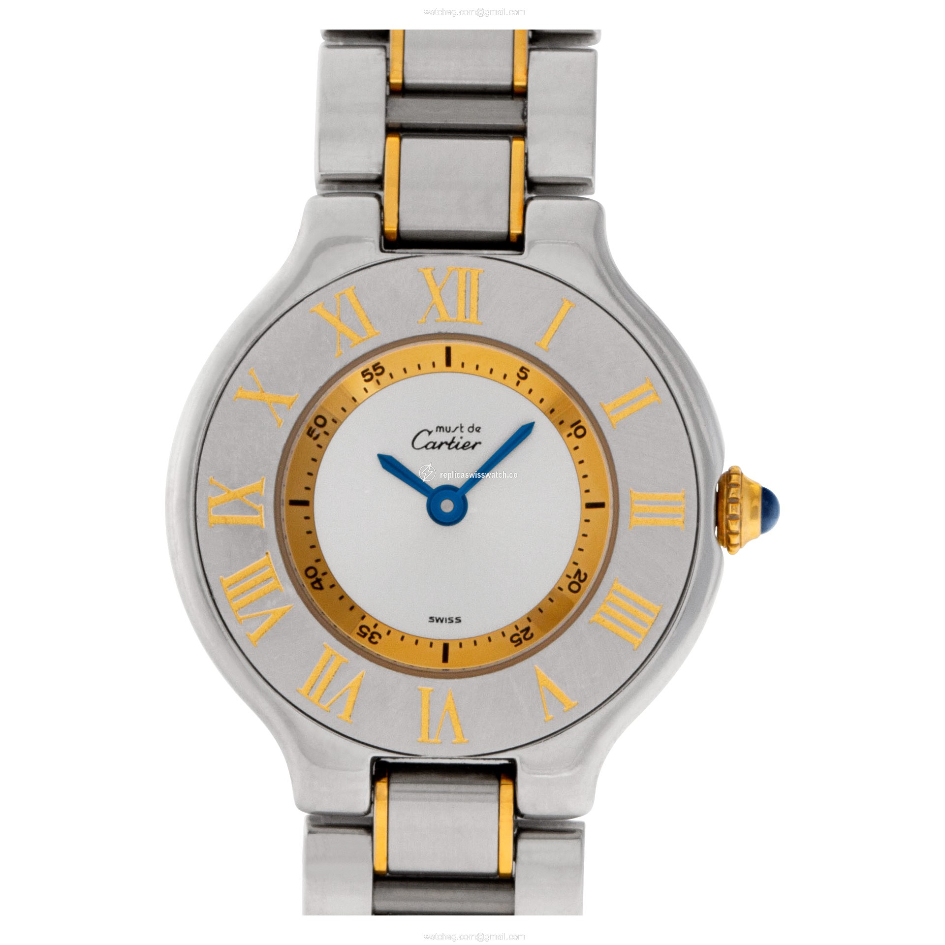 Cartier 1340 Must de Quartz Female Stainless Steel Replica Cartier 1340 Must de Quartz Female Stainless Steel Replica