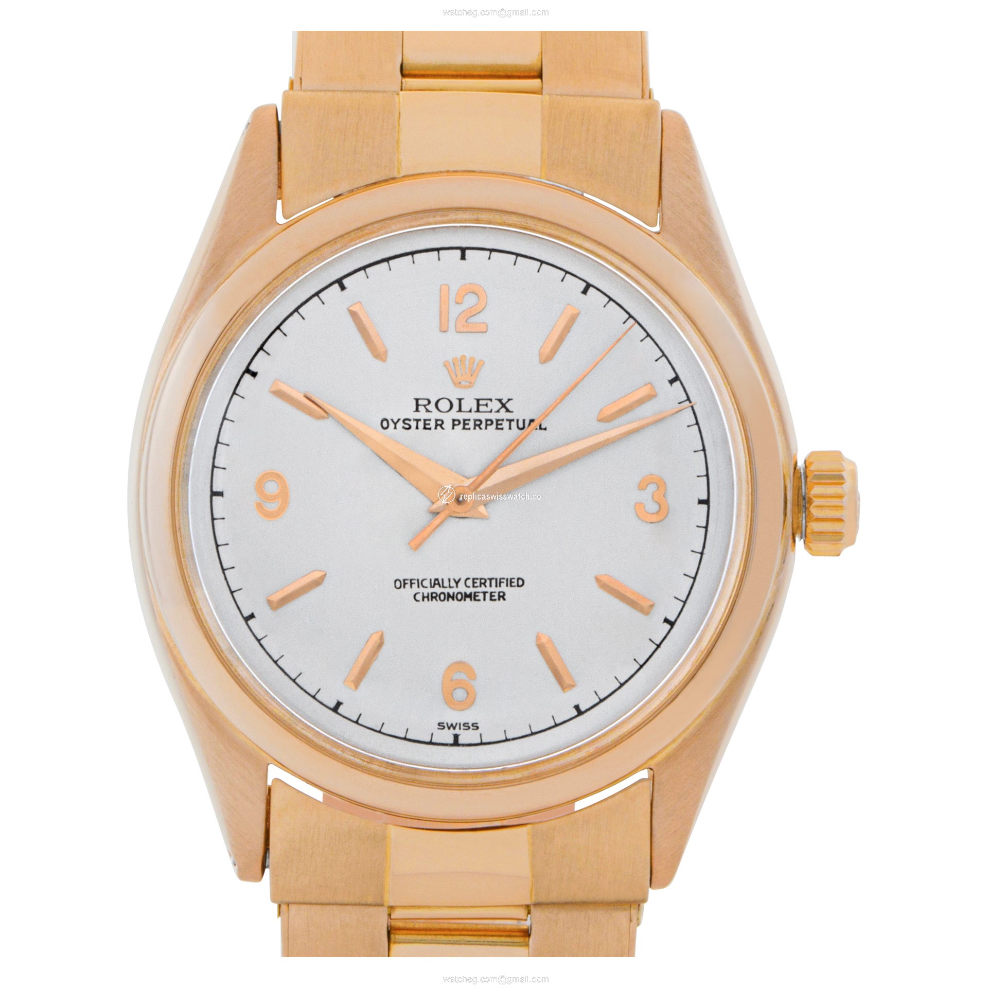 Rolex 6084 Oyster Perpetual Automatic Unisex 18k rose gold Replica Rolex 6084 Oyster Perpetual Automatic Unisex 18k rose gold Replica