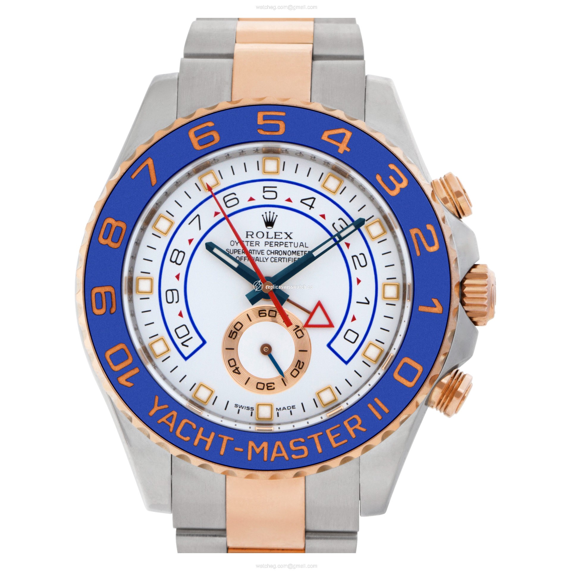 Rolex 116681 Yacht-Master II Automatic Male 18k rose gold & stainless steel Replica Rolex 116681 Yacht-Master II Automatic Male 18k rose gold & stainless steel Replica