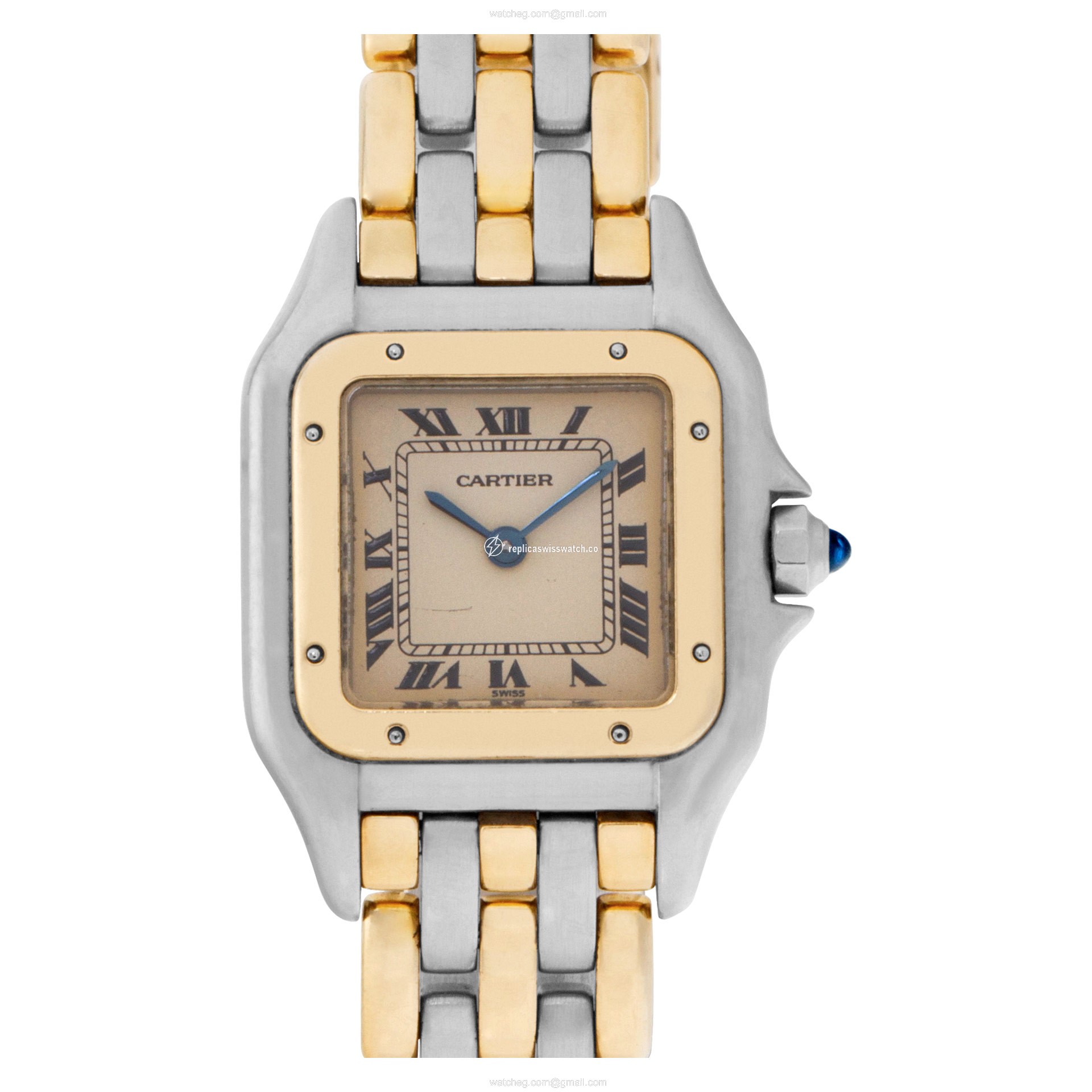 Cartier W25029B6 Panthere Quartz Female 18k gold & Stainless Steel Replica Cartier W25029B6 Panthere Quartz Female 18k gold & Stainless Steel Replica