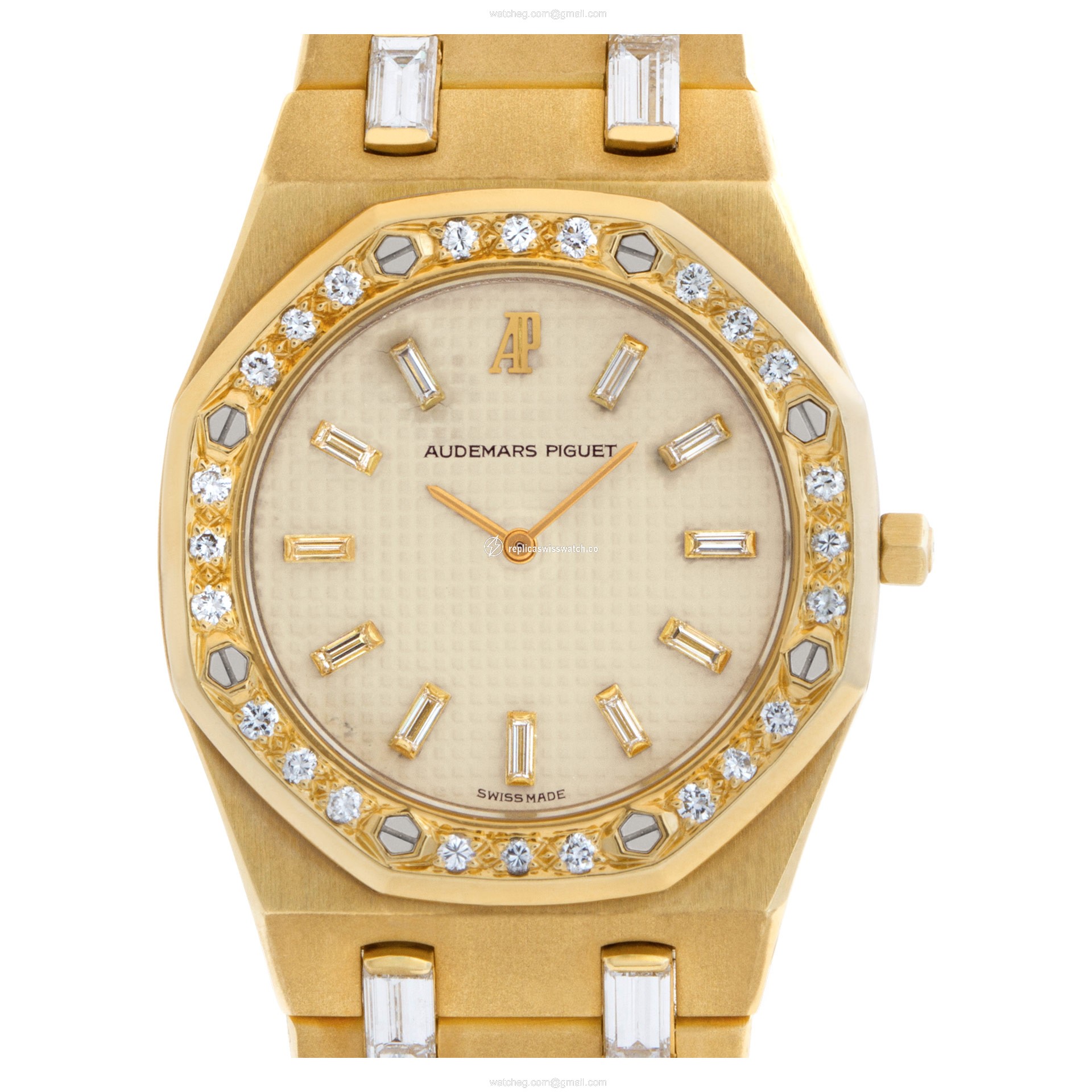Audemars Piguet Audemars Piguet 430 Royal Oak Quartz Female 18k yellow gold Replica Audemars Piguet Audemars Piguet 430 Royal Oak Quartz Female 18k yellow gold Replica