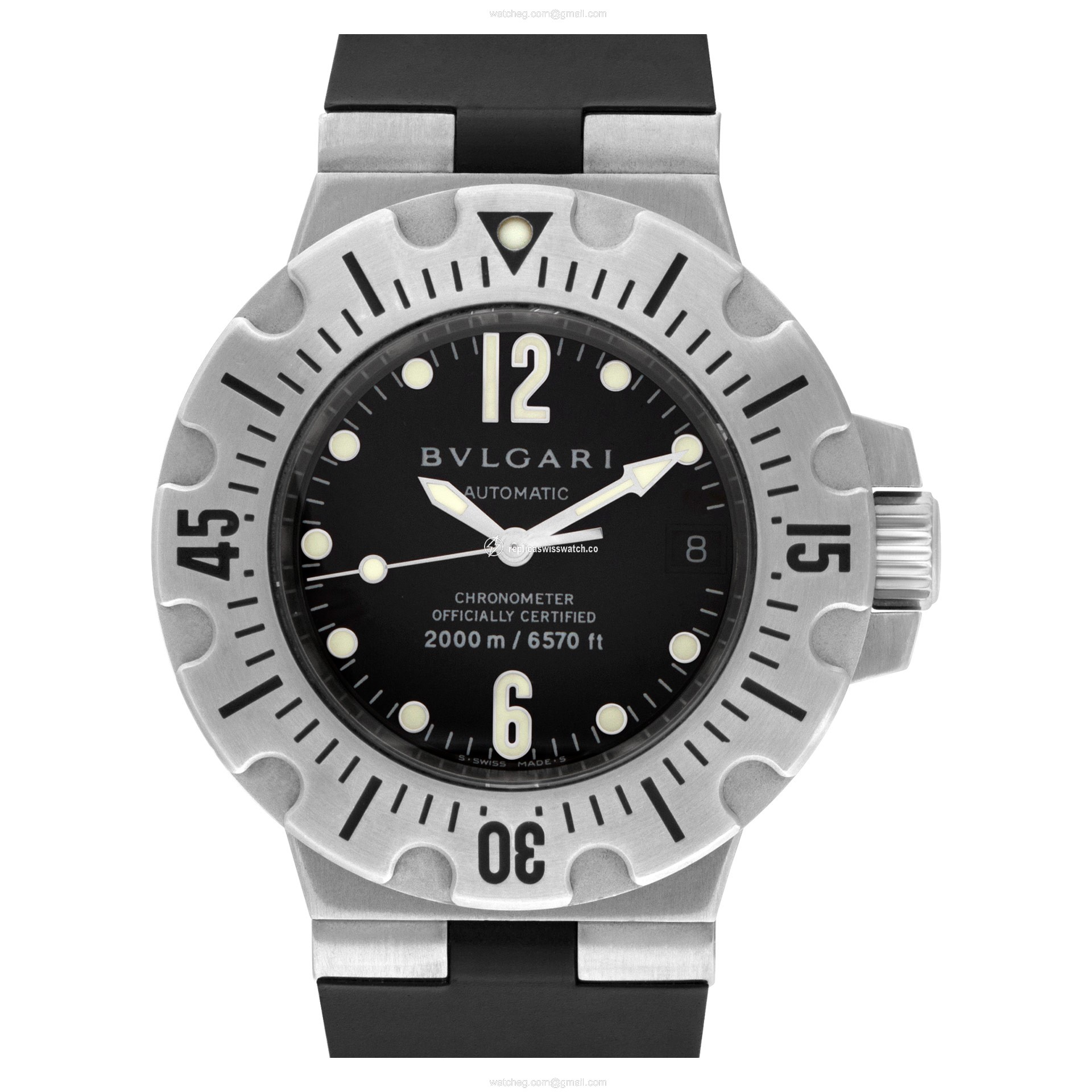 Bvlgari SD42S Diagono Automatic Male Stainless Steel Replica Bvlgari SD42S Diagono Automatic Male Stainless Steel Replica