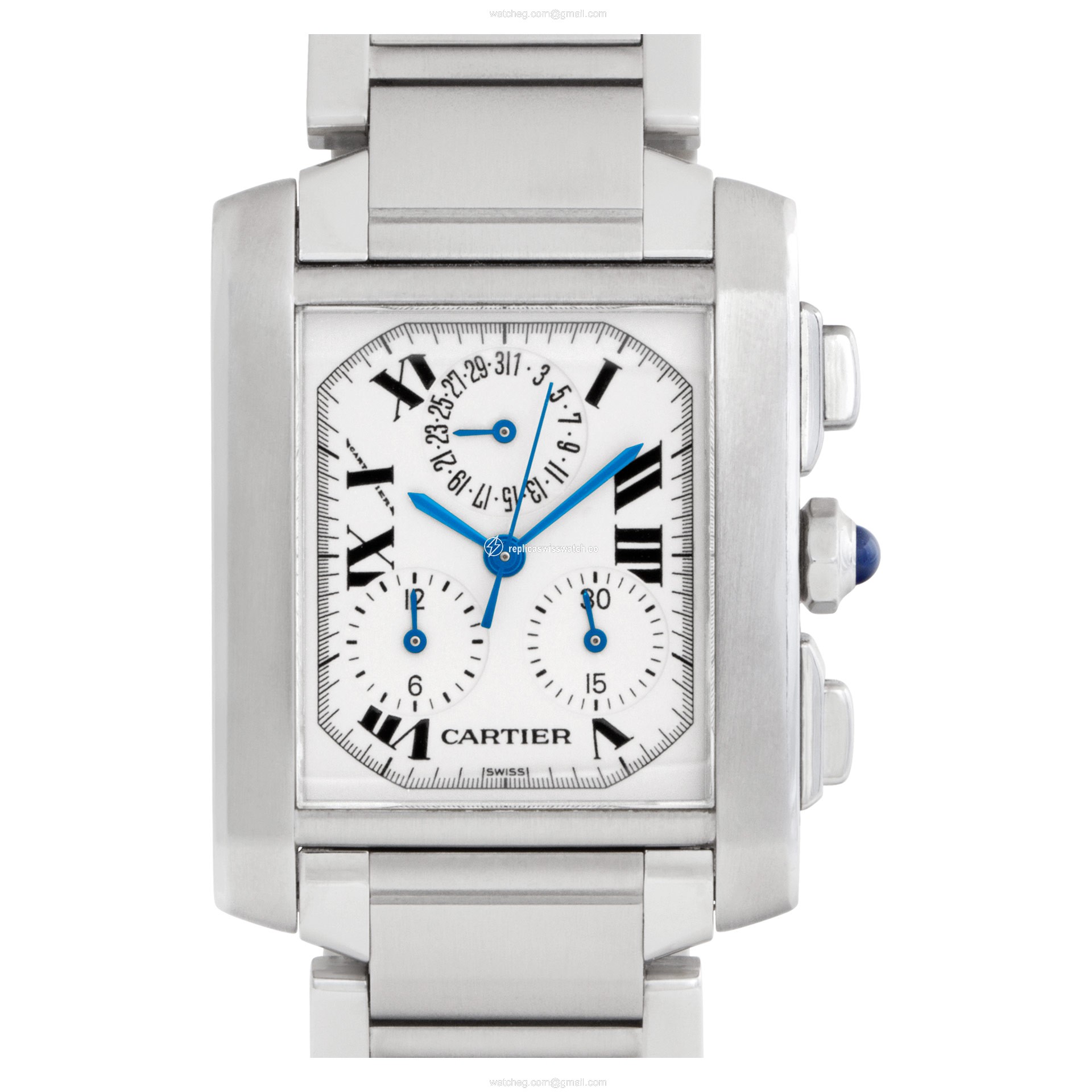 Cartier W51001Q3 Tank Francaise Quartz Unisex Stainless Steel Replica Cartier W51001Q3 Tank Francaise Quartz Unisex Stainless Steel Replica