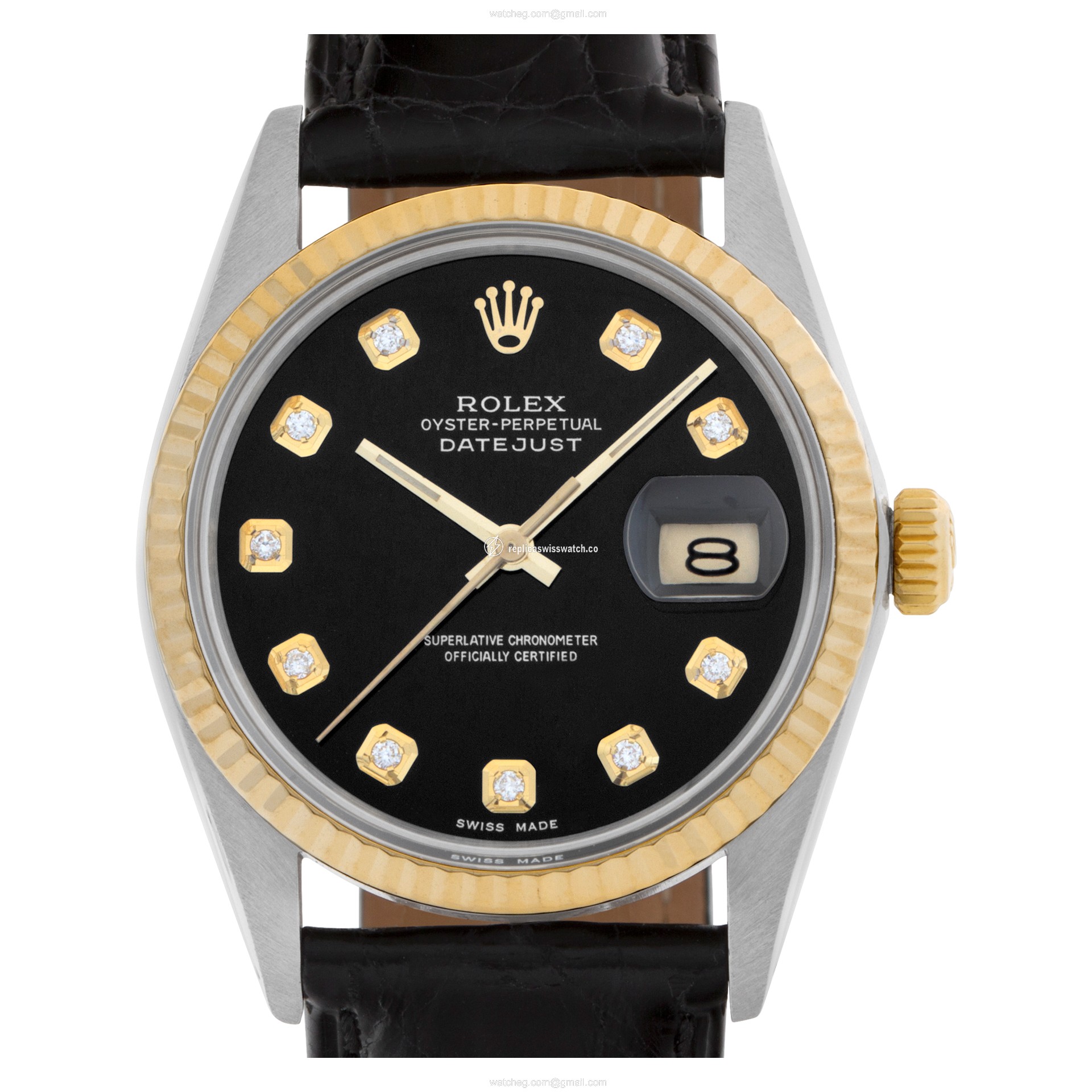 Rolex 16013 Datejust Automatic Unisex Stainless Steel Replica Rolex 16013 Datejust Automatic Unisex Stainless Steel Replica