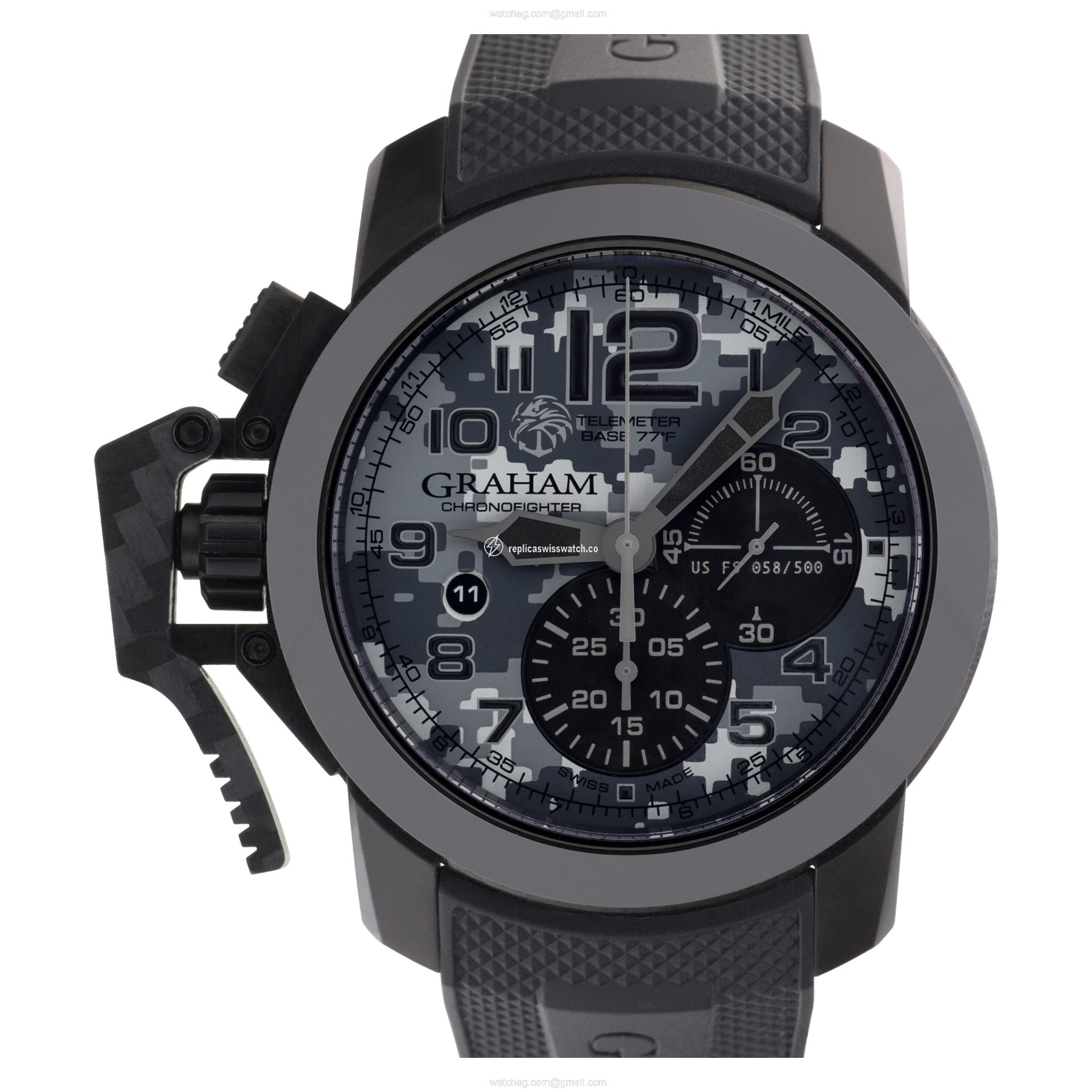 Graham 2CCAU.S03A.K92N Chronofighter Automatic Male PVD steel Replica Graham 2CCAU.S03A.K92N Chronofighter Automatic Male PVD steel Replica