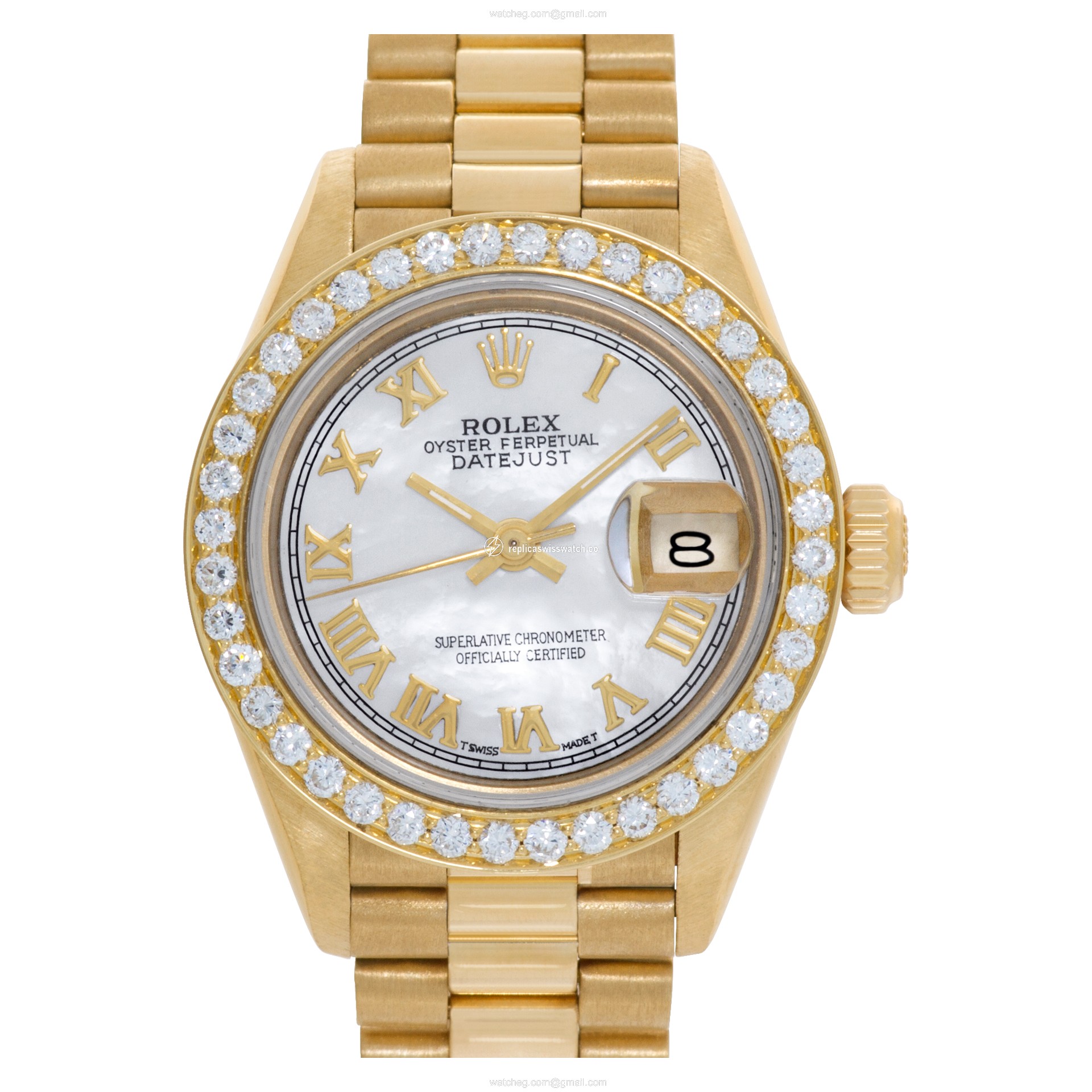 Rolex 69178 Datejust Automatic Female 18k yellow gold Replica Rolex 69178 Datejust Automatic Female 18k yellow gold Replica