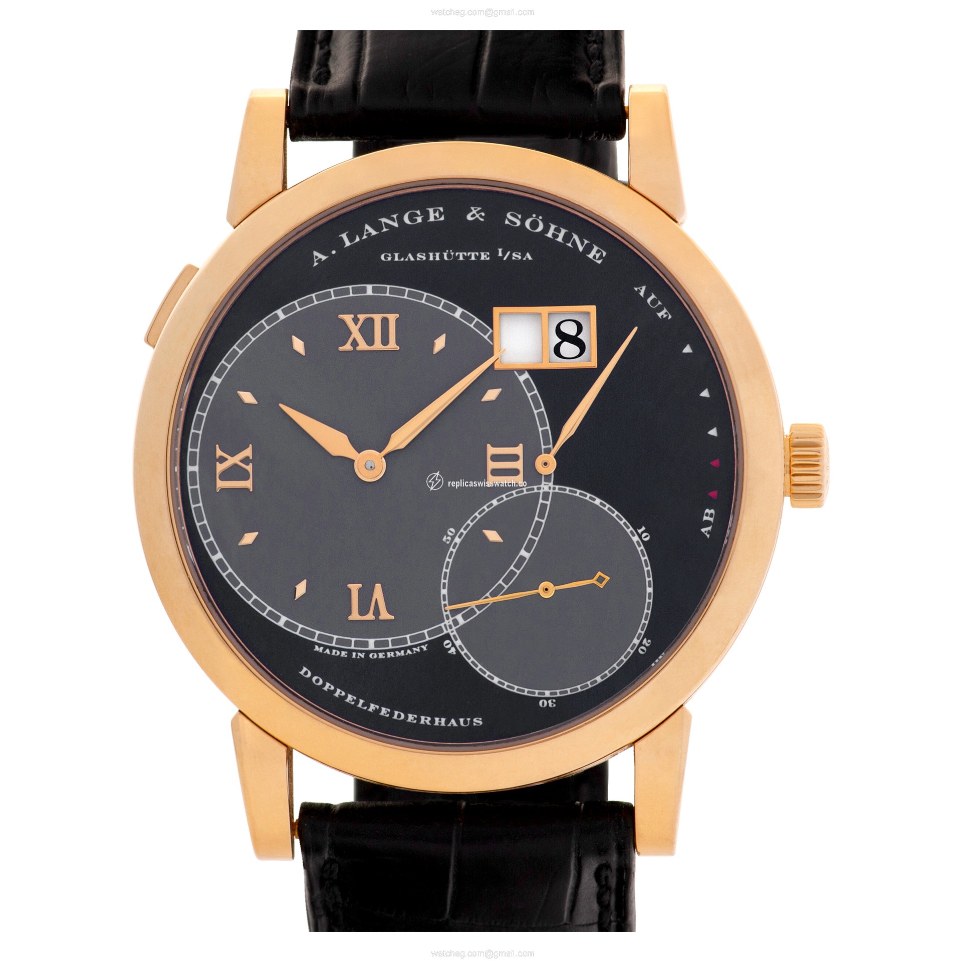 A. Lange & Sohne 115.031 Lange 1 Manual Male 18k rose gold Replica A. Lange & Sohne 115.031 Lange 1 Manual Male 18k rose gold Replica