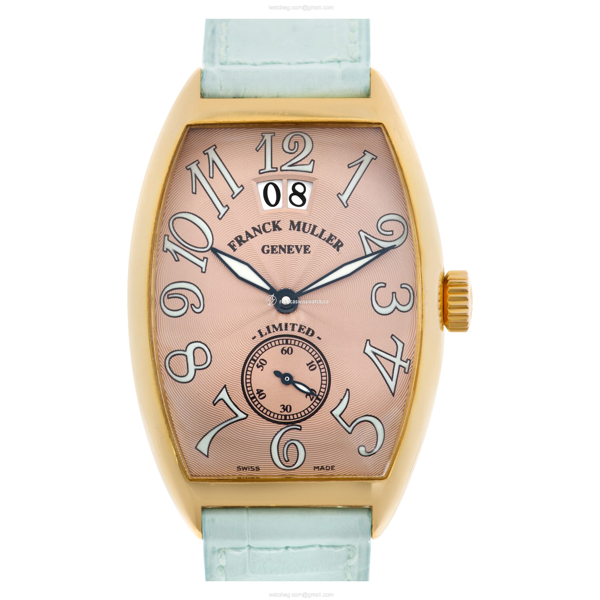 Franck Muller 2851 S6 Curvex Automatic Unisex 18k yellow gold Replica Franck Muller 2851 S6 Curvex Automatic Unisex 18k yellow gold Replica