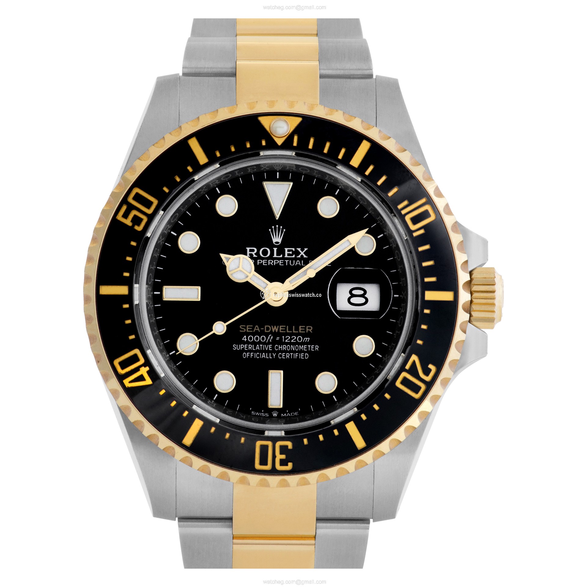 Rolex 126603 Sea-Dweller Automatic Male 18k gold & Stainless Steel Replica Rolex 126603 Sea-Dweller Automatic Male 18k gold & Stainless Steel Replica