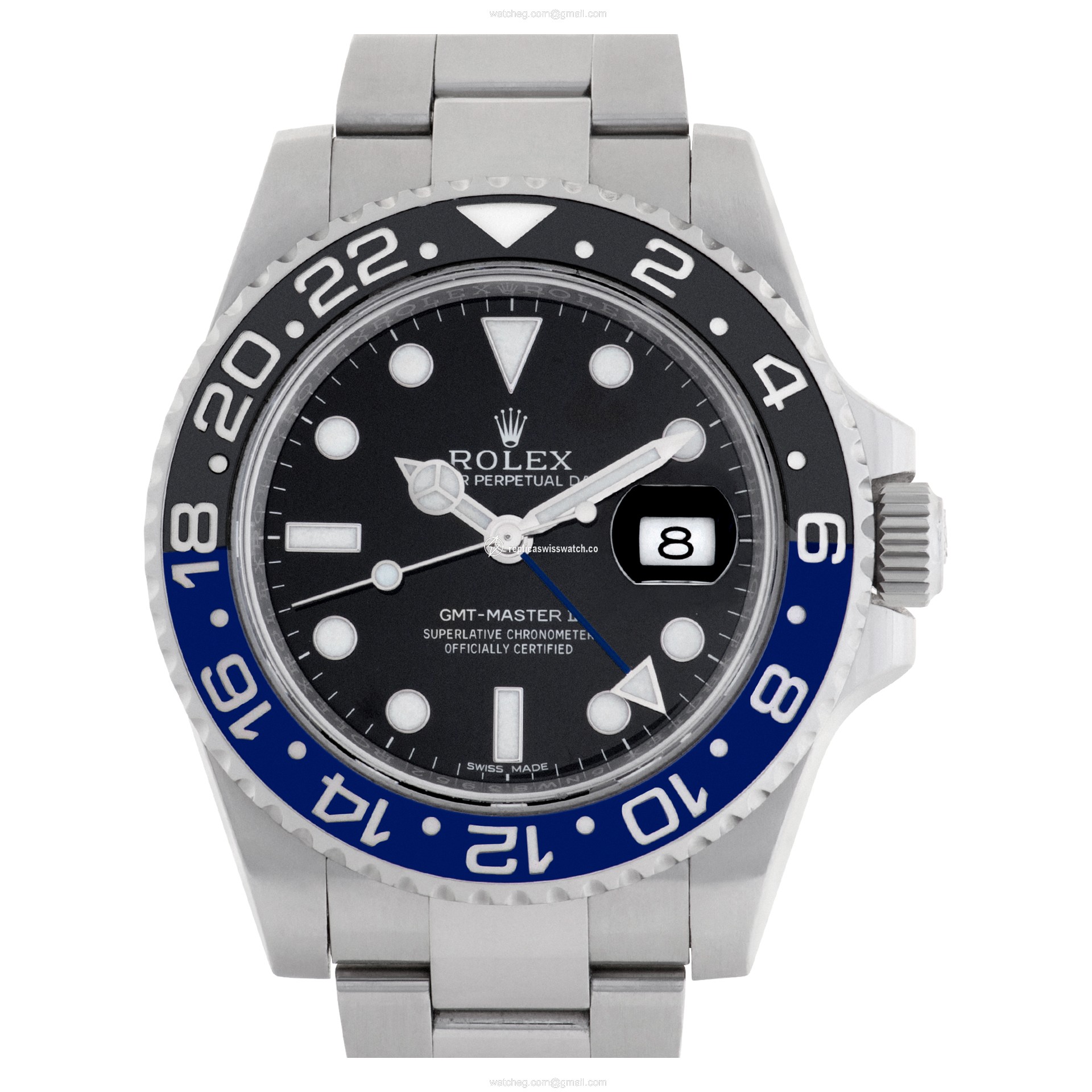 Rolex 116710BLNR GMT-Master II Automatic Male Stainless Steel Replica Rolex 116710BLNR GMT-Master II Automatic Male Stainless Steel Replica