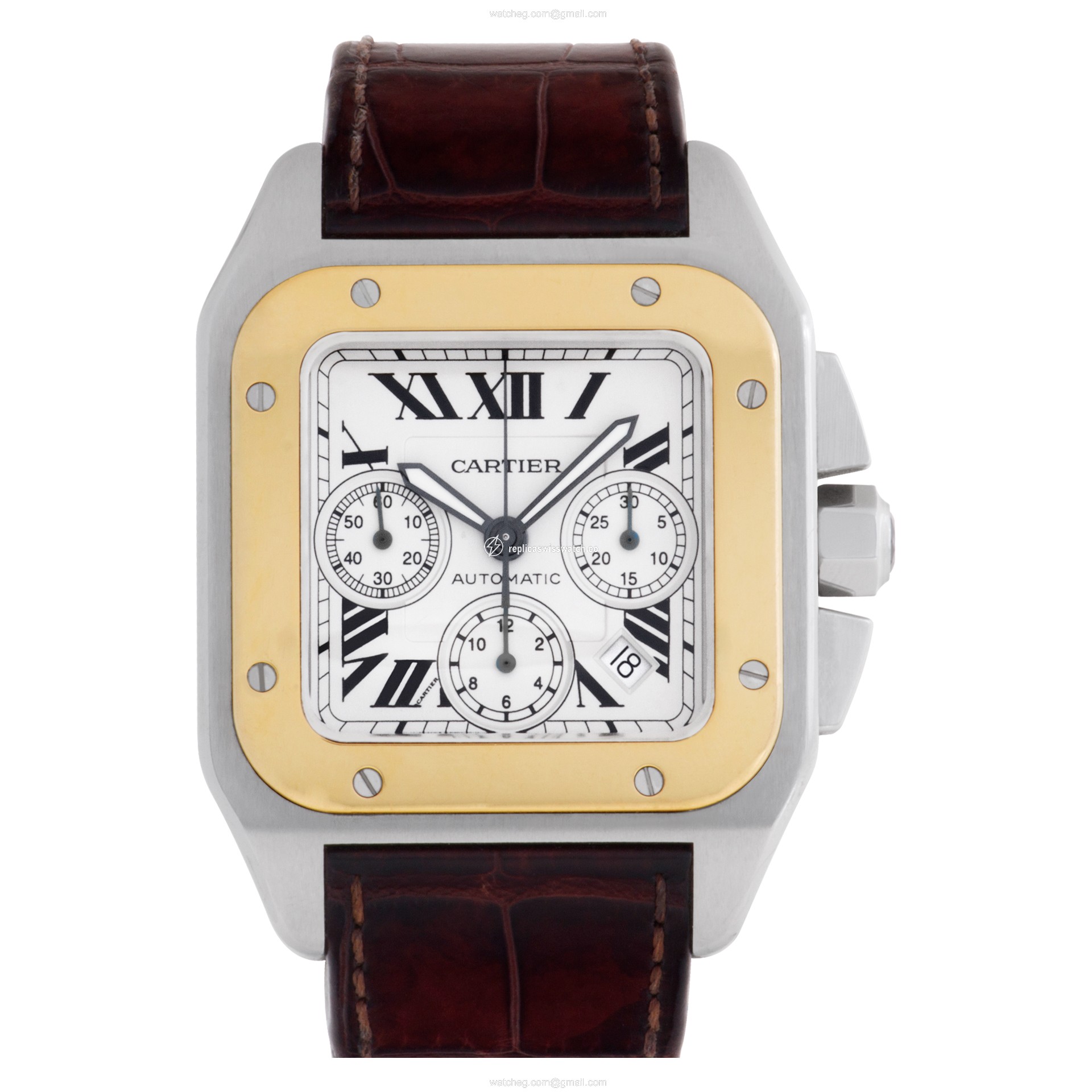 Cartier W20091X7 Santos 100 Automatic Male Stainless Steel Replica Cartier W20091X7 Santos 100 Automatic Male Stainless Steel Replica