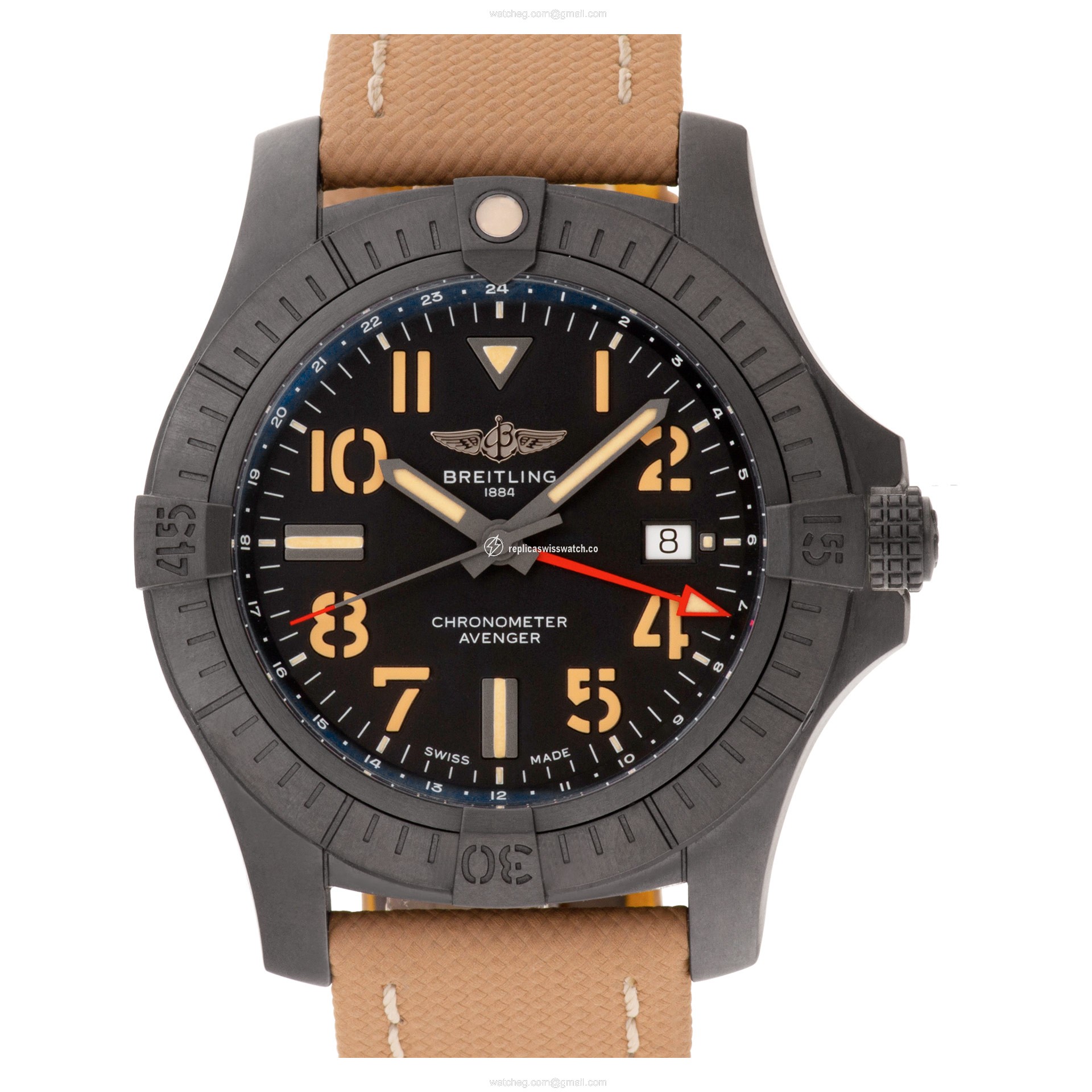 Breitling V32395 Avenger Automatic Male Black Titanium Replica Breitling V32395 Avenger Automatic Male Black Titanium Replica