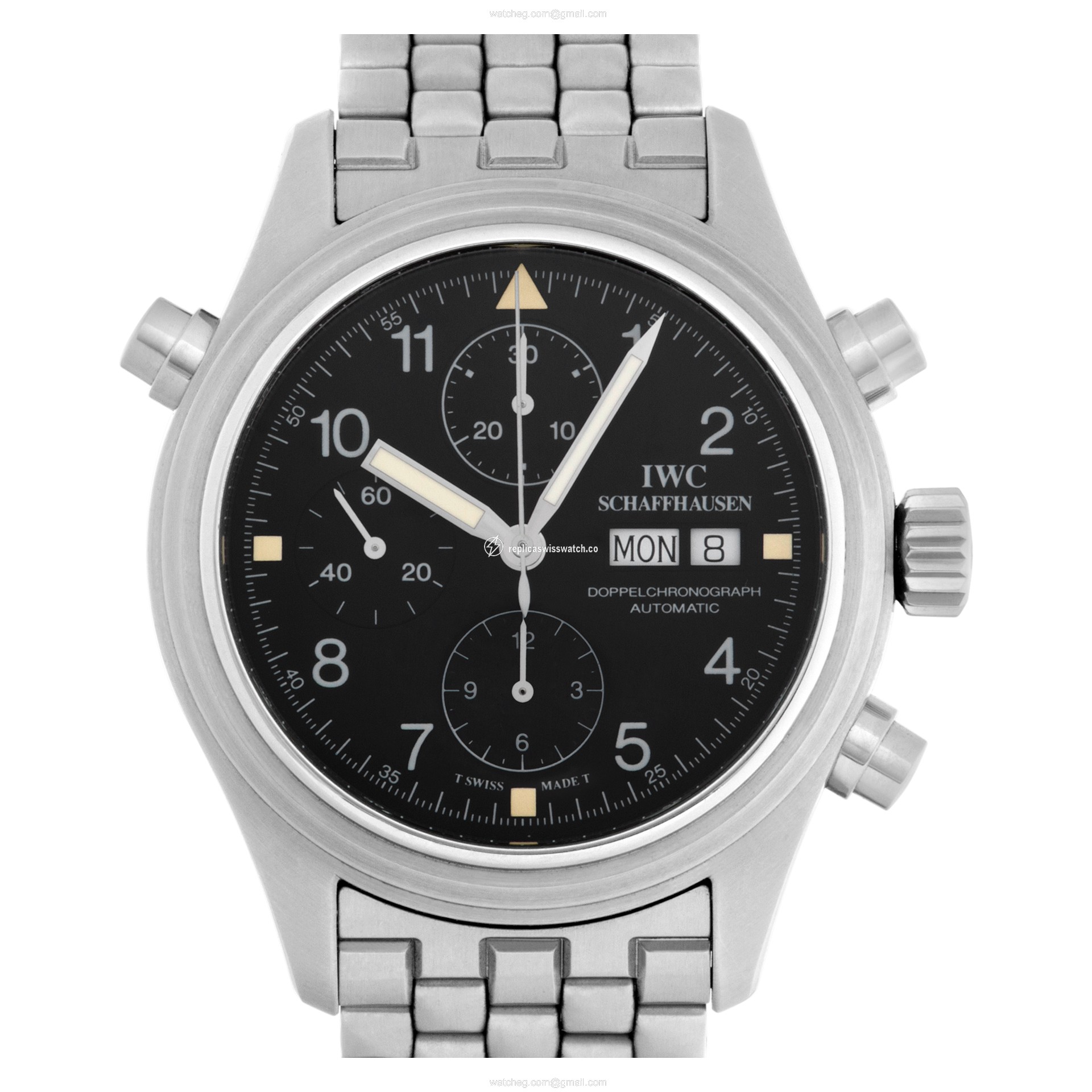 IWC 3713 Pilots Chronograph Automatic Male Stainless Steel Replica IWC 3713 Pilots Chronograph Automatic Male Stainless Steel Replica