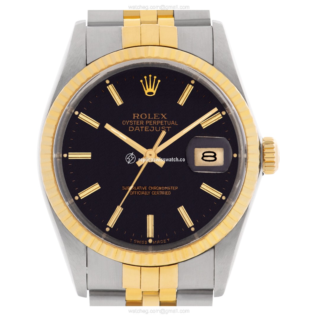 Rolex 16013 Datejust Automatic Male 18k gold & Stainless Steel Replica Rolex 16013 Datejust Automatic Male 18k gold & Stainless Steel Replica