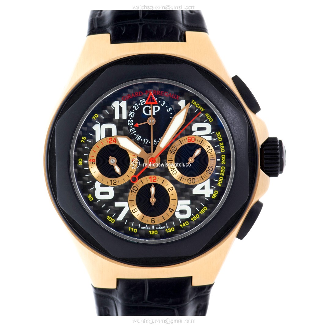 Girard Perregaux 8017862672SBB6B Laureato Automatic Male 18k rose gold Replica Girard Perregaux 8017862672SBB6B Laureato Automatic Male 18k rose gold Replica