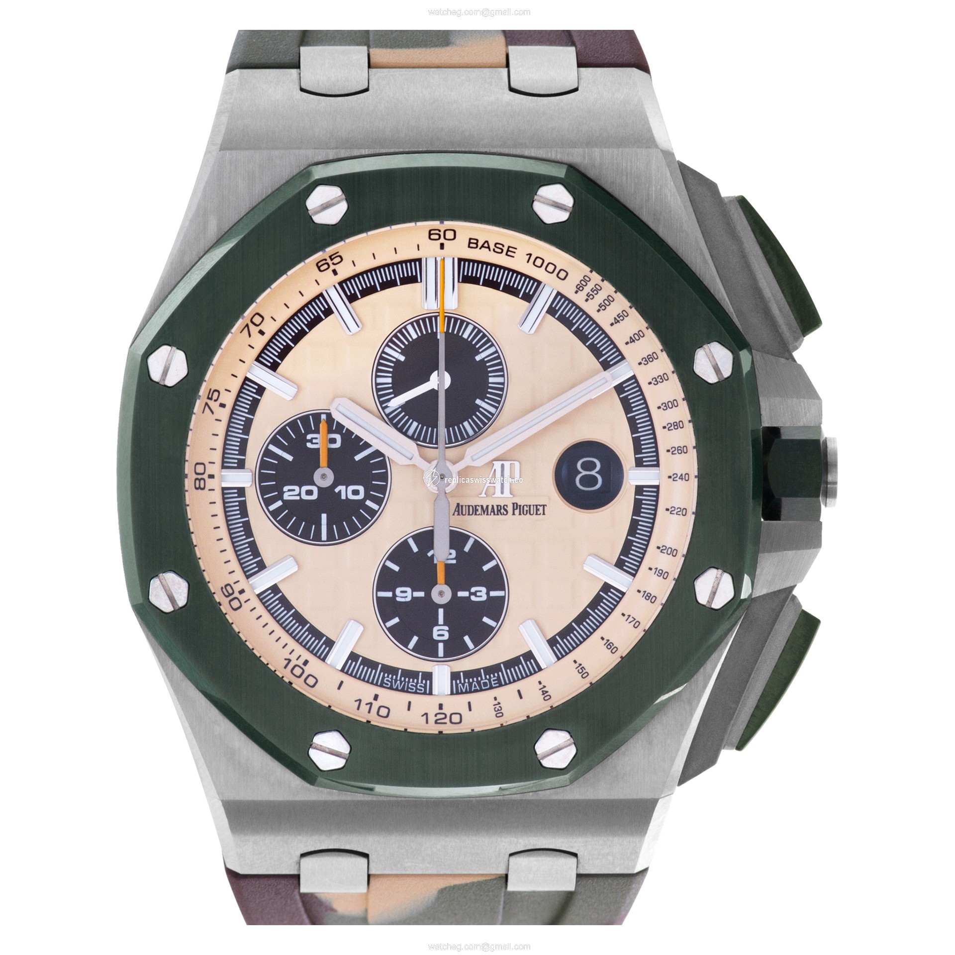 Audemars Piguet 26400SO.OO.A054CA.01 Royal Oak Offshore Automatic Male Stainless steel & ceramic Replica Audemars Piguet 26400SO.OO.A054CA.01 Royal Oak Offshore Automatic Male Stainless steel & ceramic Replica