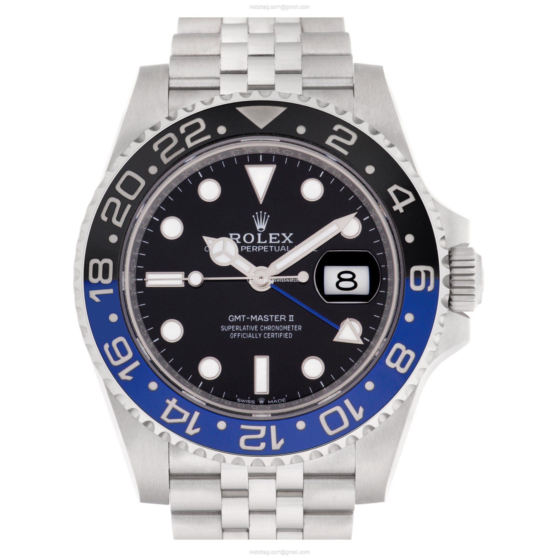 Rolex 126710BLNR GMT-Master II Automatic Male Stainless Steel Replica Rolex 126710BLNR GMT-Master II Automatic Male Stainless Steel Replica