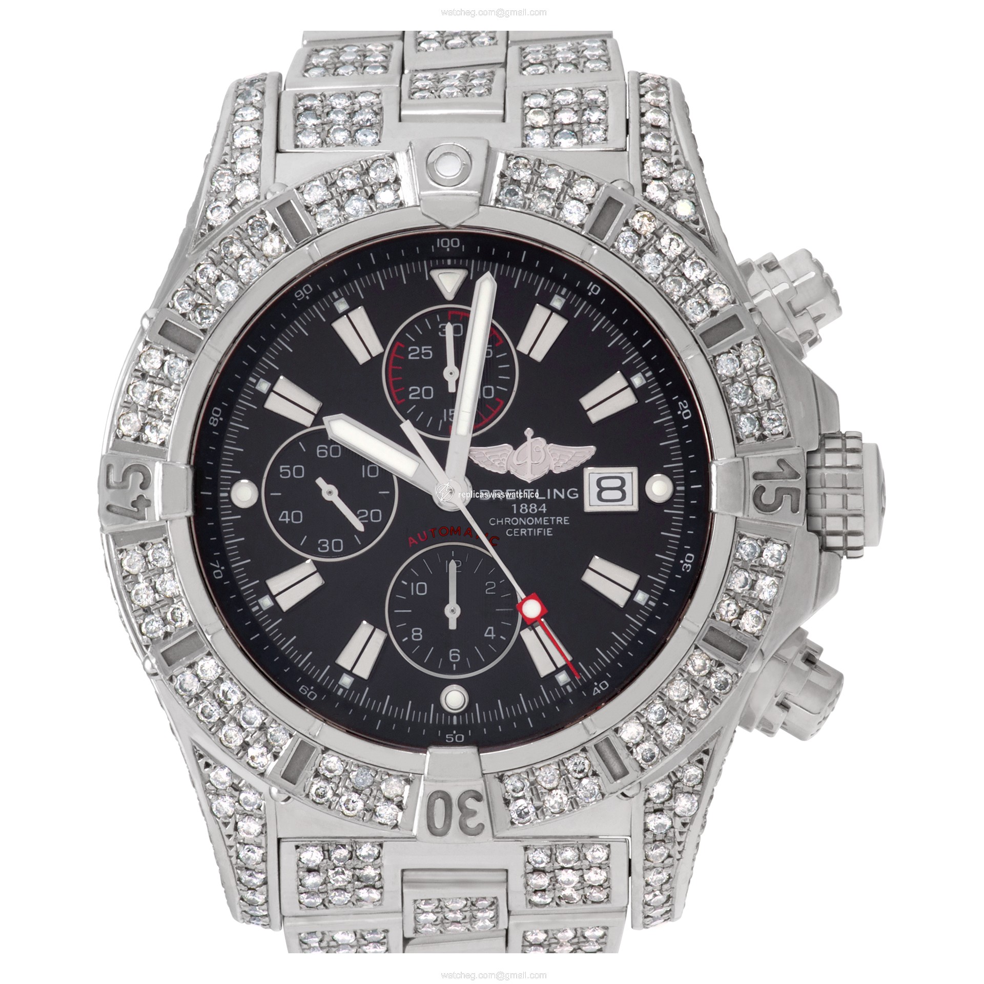 Breitling A13370 Super Avenger Automatic Male Stainless Steel Replica Breitling A13370 Super Avenger Automatic Male Stainless Steel Replica