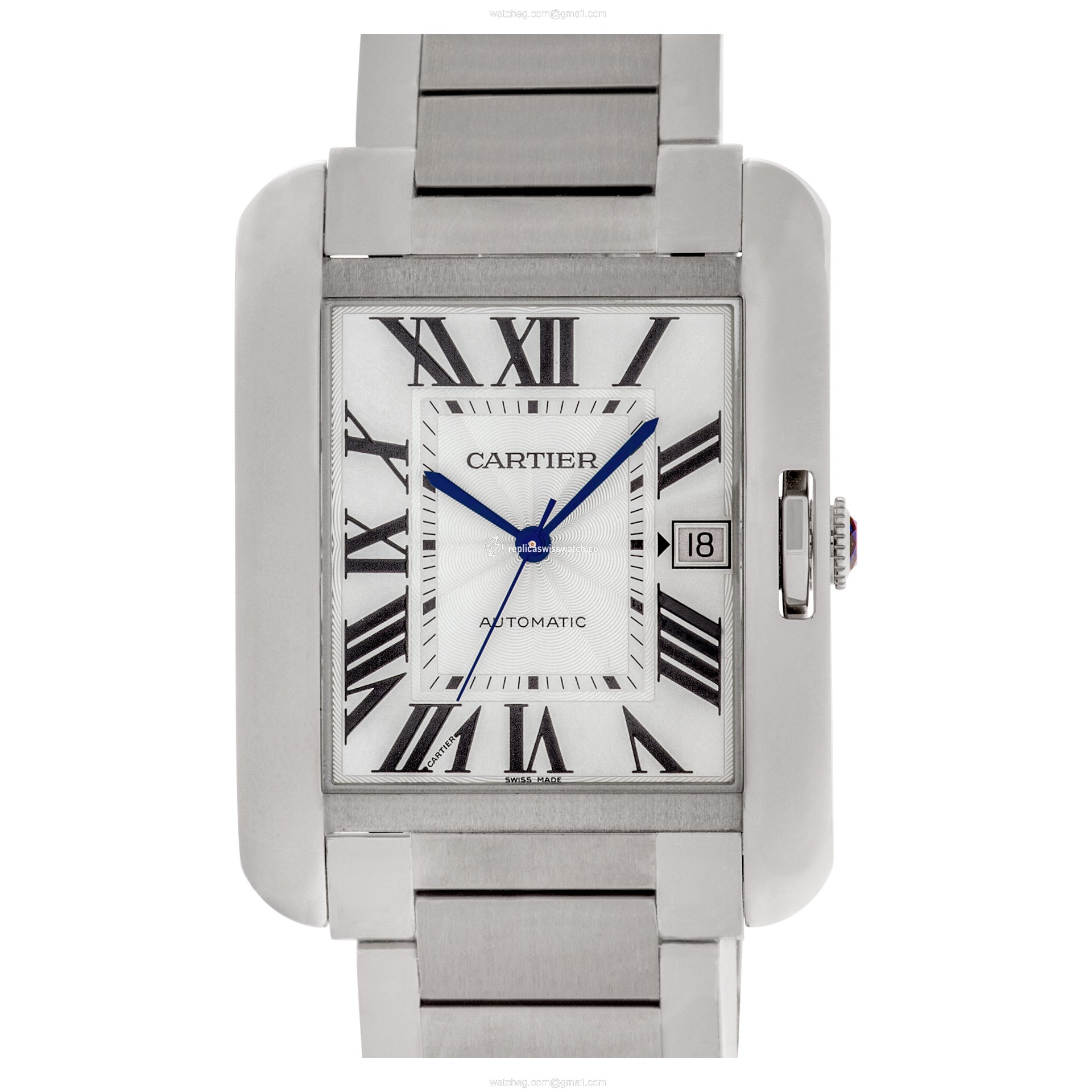 Cartier W5310008 Tank Anglaise XL Automatic Male Stainless Steel Replica Cartier W5310008 Tank Anglaise XL Automatic Male Stainless Steel Replica
