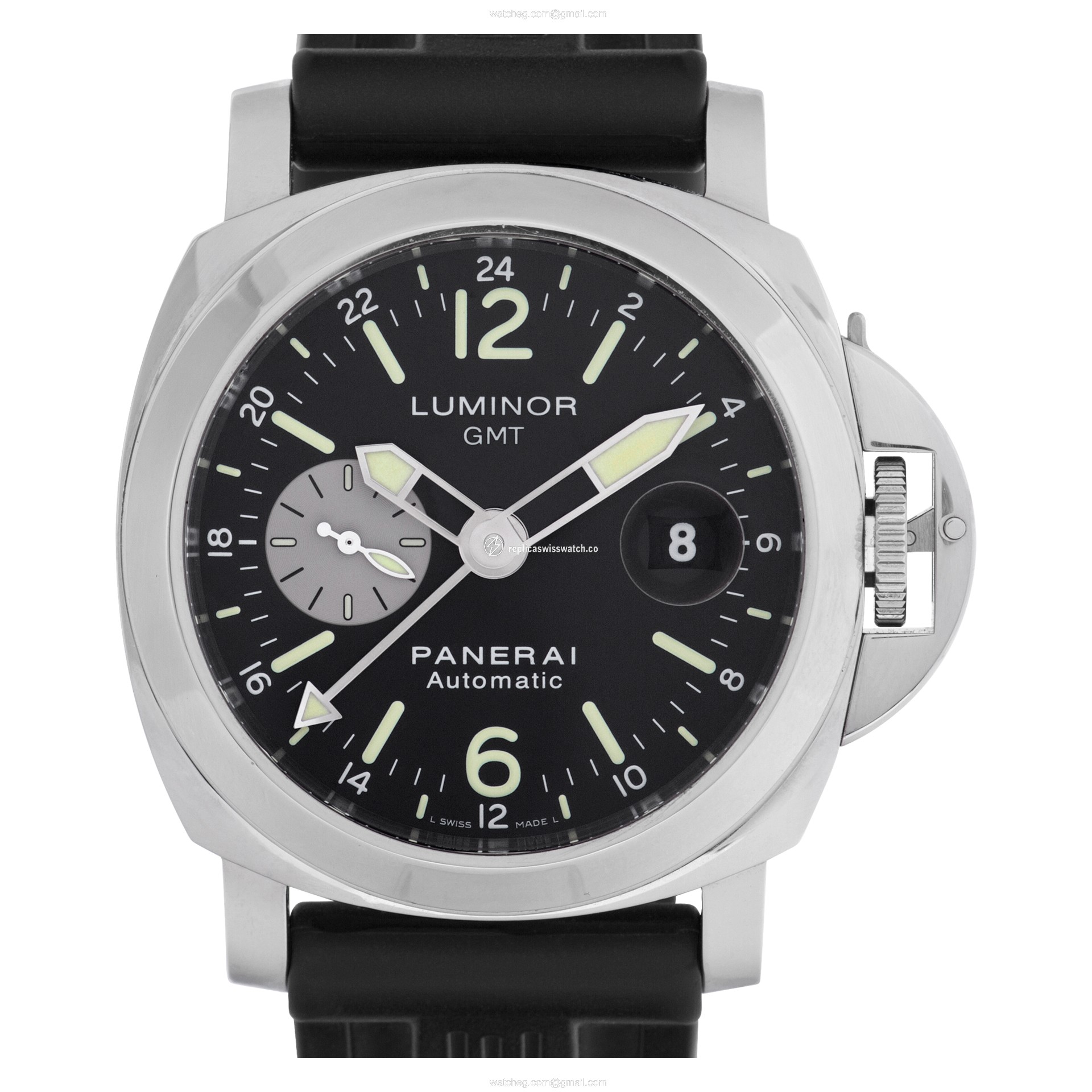 Panerai PAM088 luminor GMT Automatic Male Stainless Steel Replica Panerai PAM088 luminor GMT Automatic Male Stainless Steel Replica